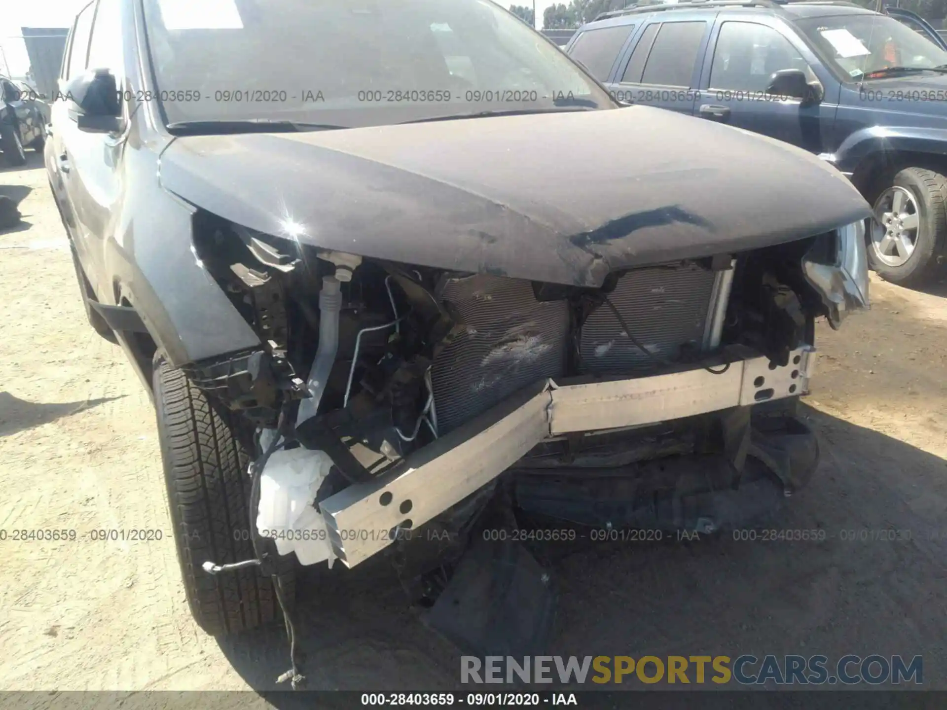 6 Photograph of a damaged car 5TDZARFHXKS058607 TOYOTA HIGHLANDER 2019