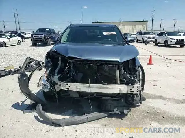 15 Photograph of a damaged car 5TDZZRFH0KS324788 TOYOTA HIGHLANDER 2019