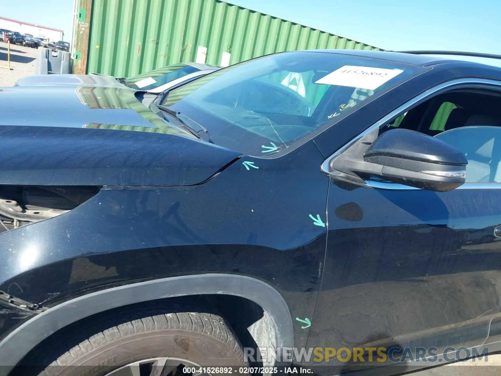 20 Photograph of a damaged car 5TDZZRFH3KS295920 TOYOTA HIGHLANDER 2019