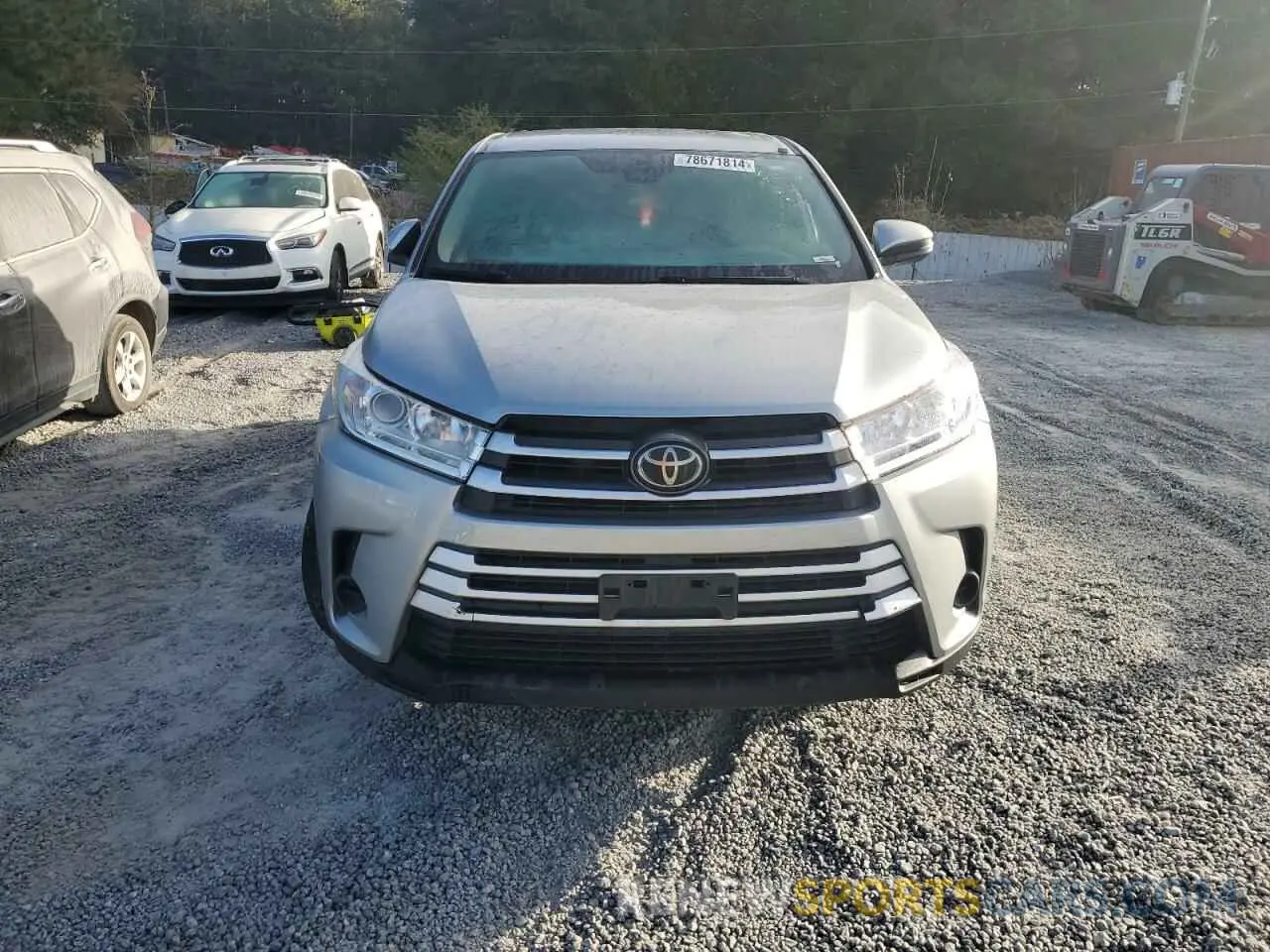 5 Photograph of a damaged car 5TDZZRFH6KS294907 TOYOTA HIGHLANDER 2019