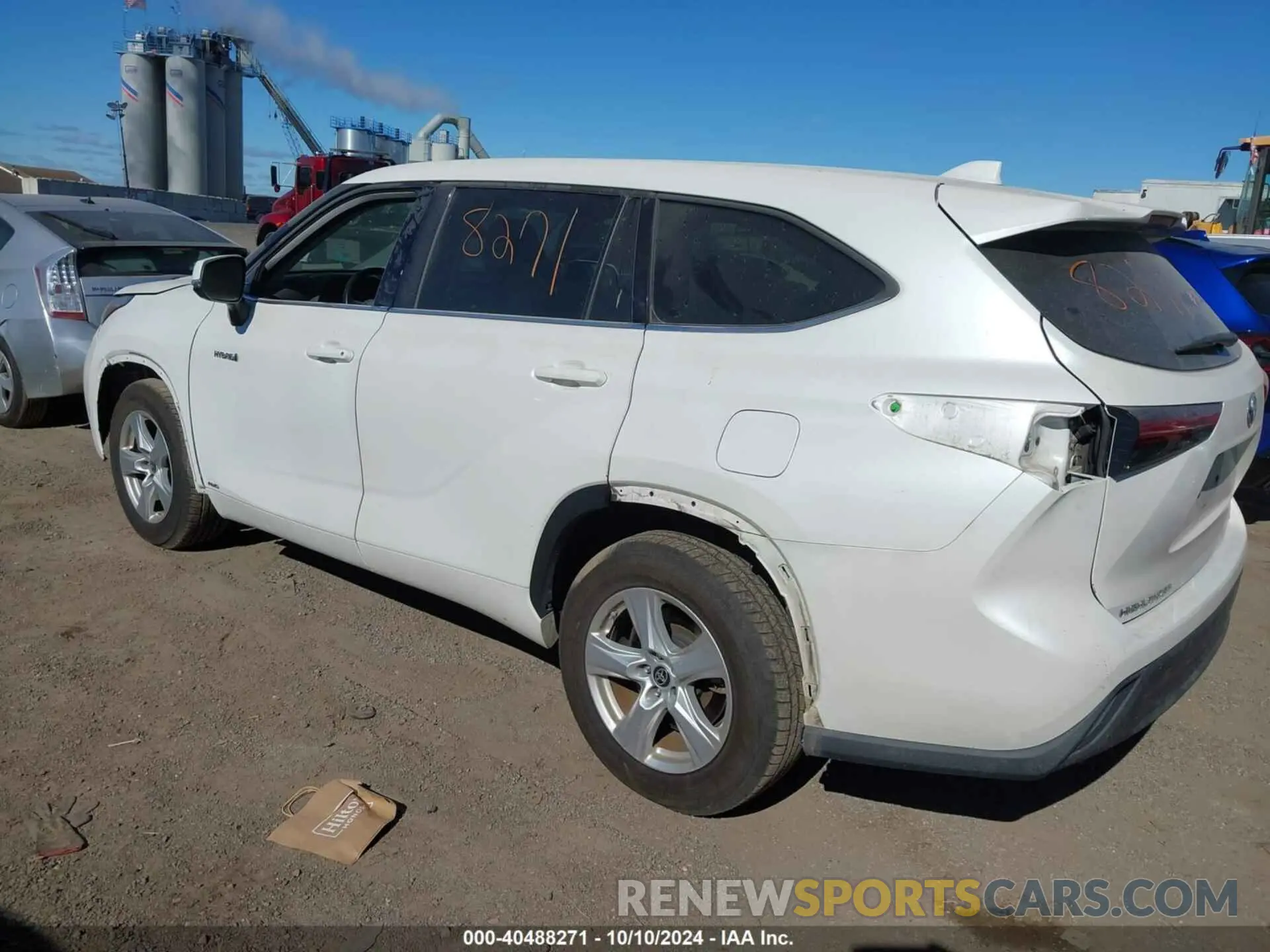 20 Photograph of a damaged car 5TDBBRCH3LS005137 TOYOTA HIGHLANDER 2020