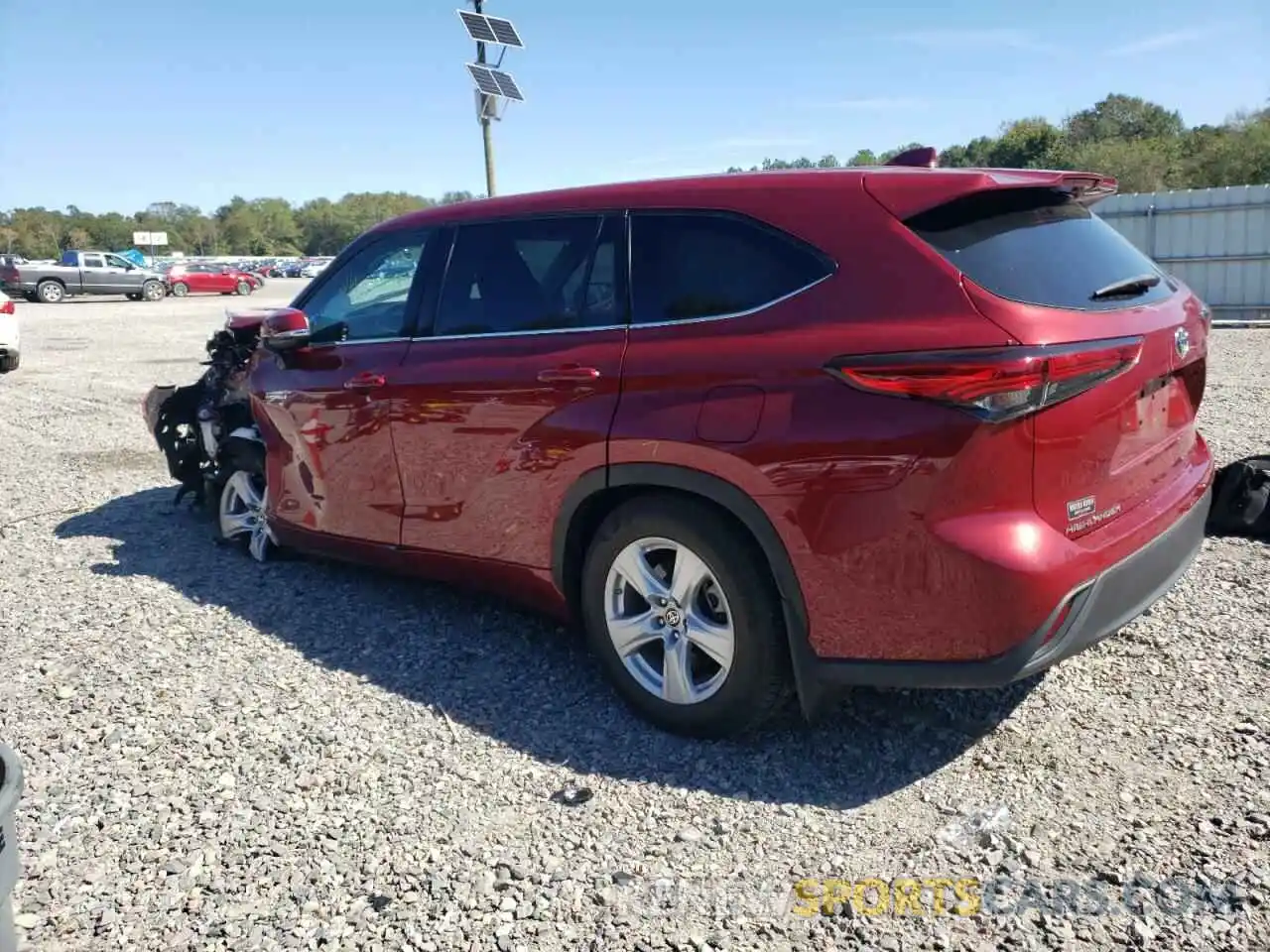 3 Photograph of a damaged car 5TDBBRCH6LS502117 TOYOTA HIGHLANDER 2020