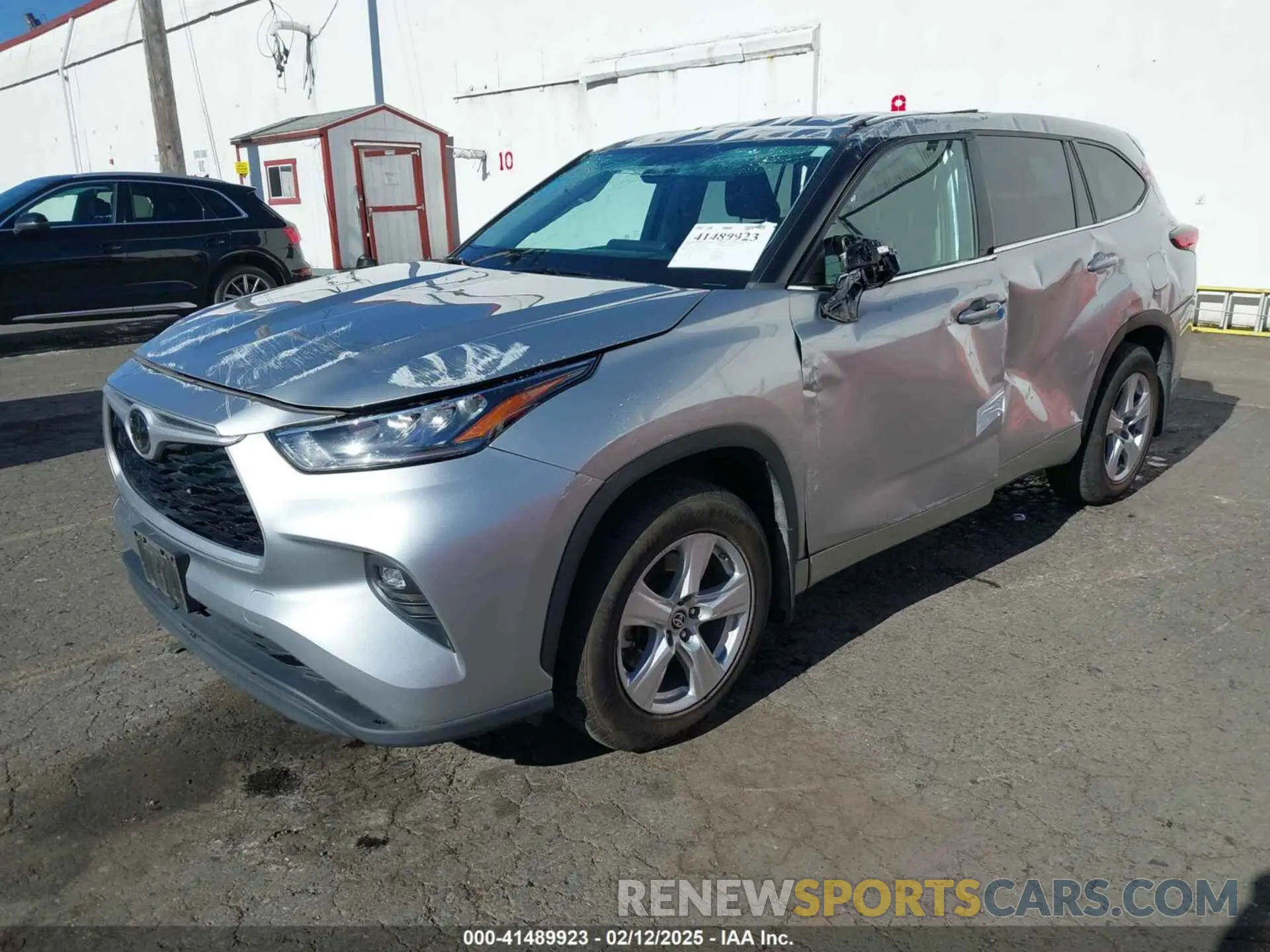 2 Photograph of a damaged car 5TDBZRBH0LS045947 TOYOTA HIGHLANDER 2020