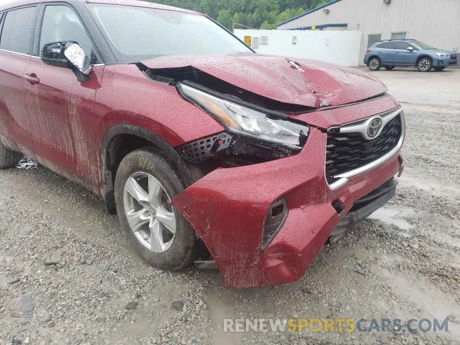 9 Photograph of a damaged car 5TDBZRBH1LS050431 TOYOTA HIGHLANDER 2020