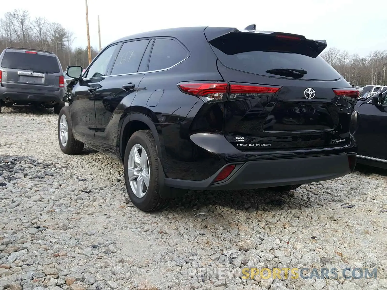 3 Photograph of a damaged car 5TDBZRBH3LS017897 TOYOTA HIGHLANDER 2020