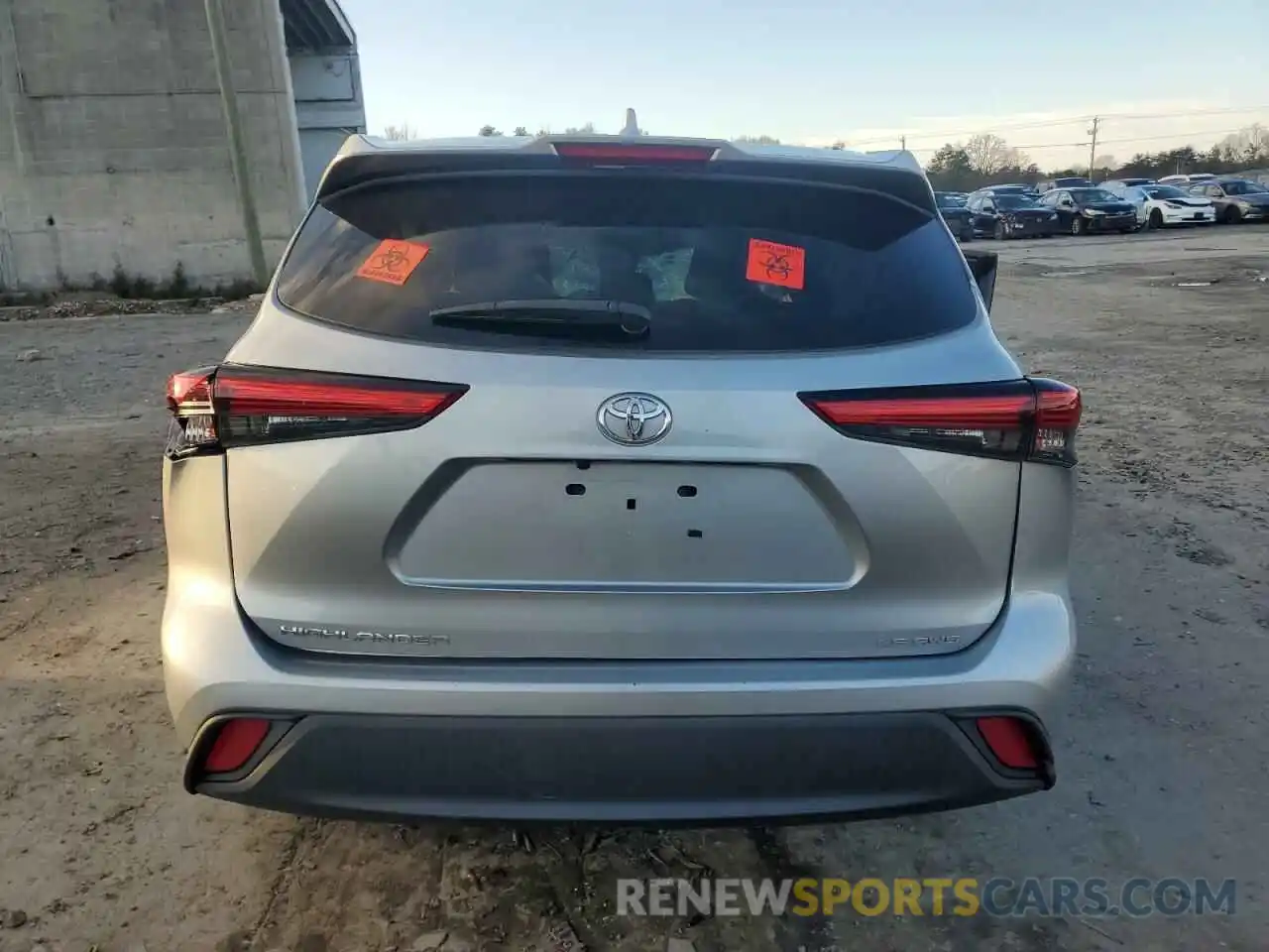 6 Photograph of a damaged car 5TDBZRBH3LS056120 TOYOTA HIGHLANDER 2020