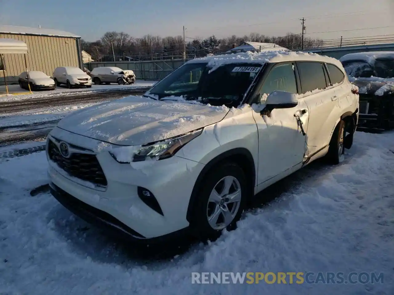 2 Photograph of a damaged car 5TDBZRBH3LS520426 TOYOTA HIGHLANDER 2020