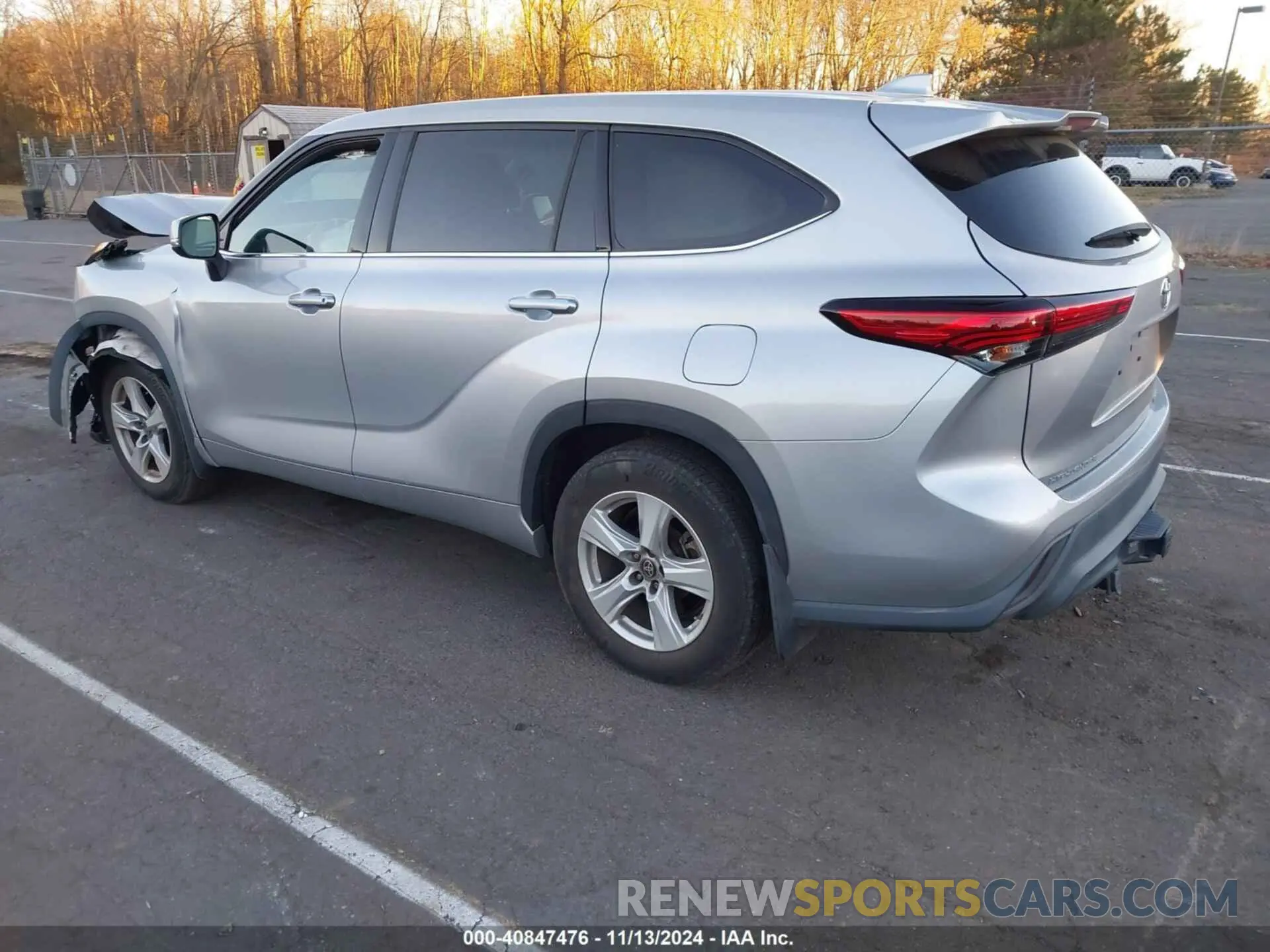 3 Photograph of a damaged car 5TDBZRBH4LS018301 TOYOTA HIGHLANDER 2020