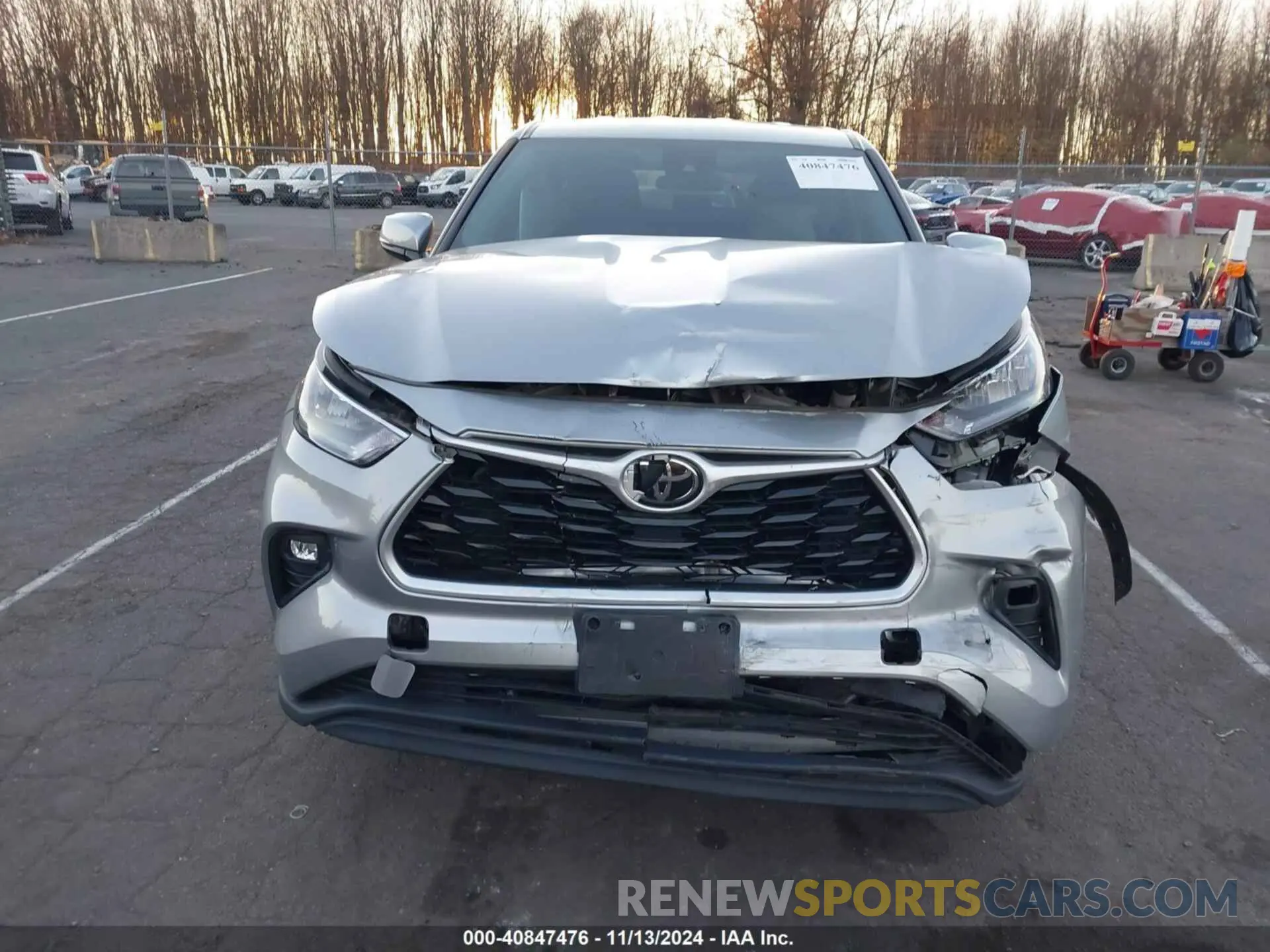 6 Photograph of a damaged car 5TDBZRBH4LS018301 TOYOTA HIGHLANDER 2020