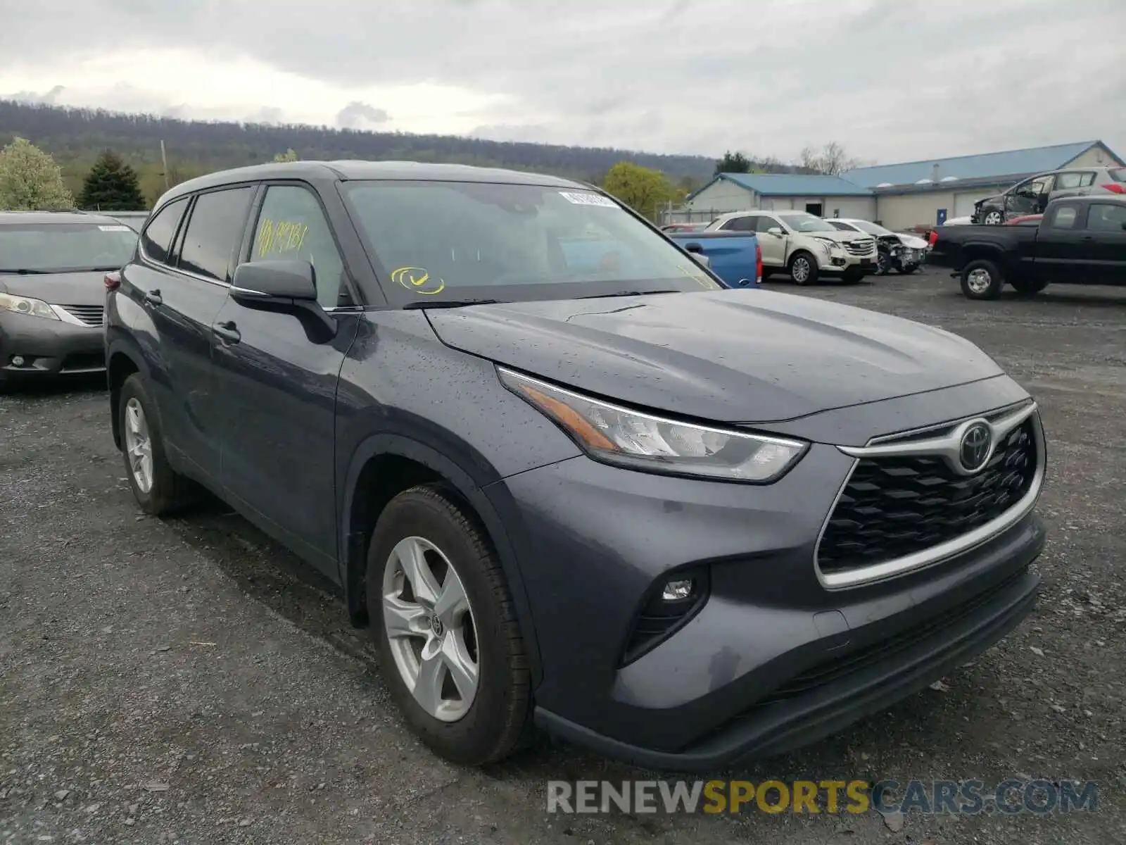 1 Photograph of a damaged car 5TDBZRBH8LS050538 TOYOTA HIGHLANDER 2020