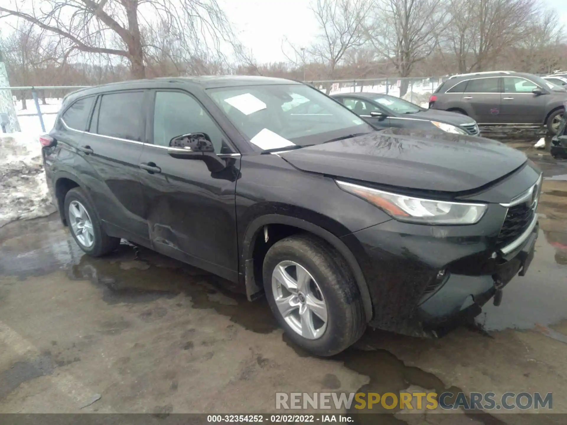 1 Photograph of a damaged car 5TDBZRBH8LS510054 TOYOTA HIGHLANDER 2020