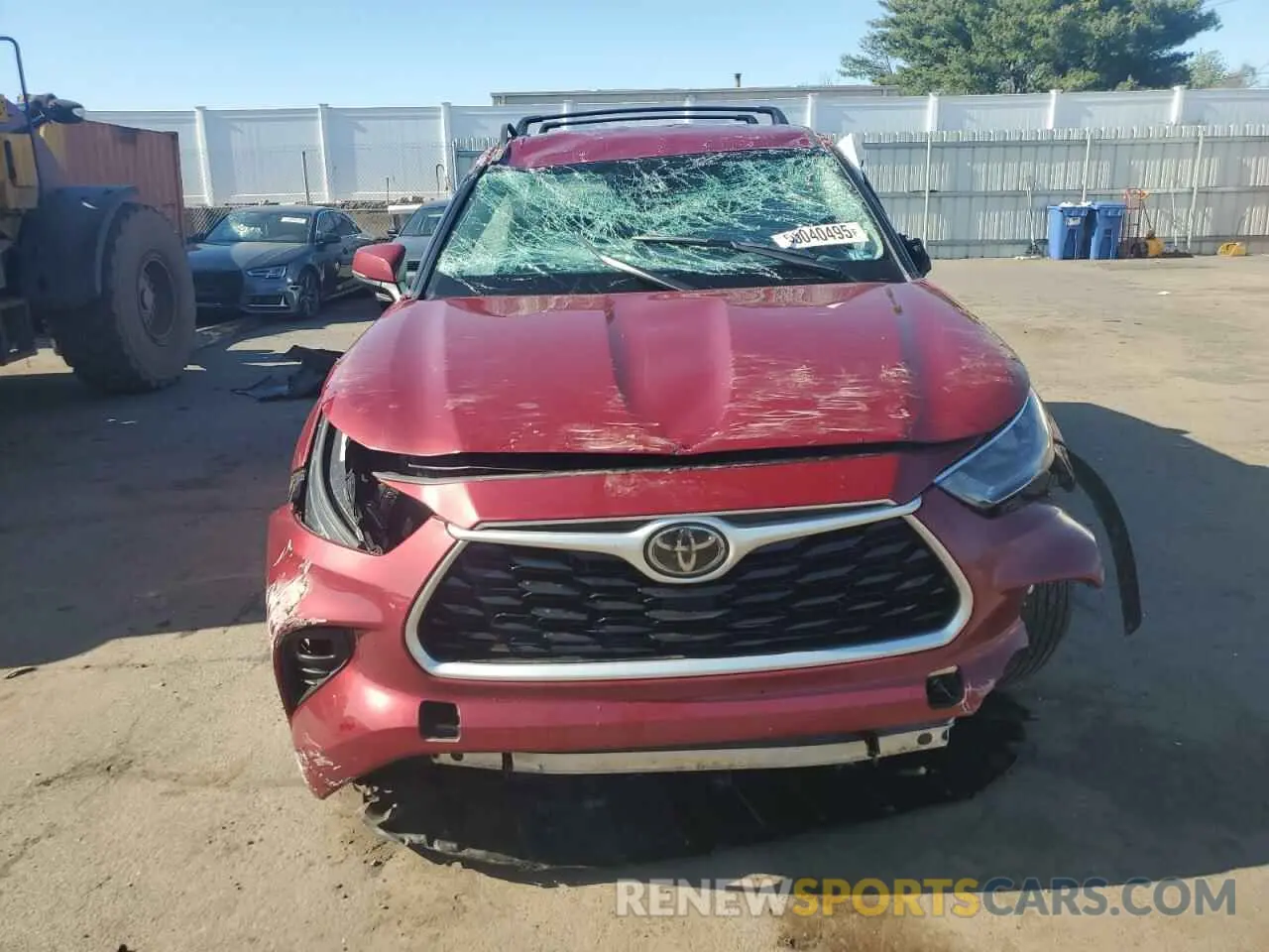 5 Photograph of a damaged car 5TDBZRBH8LS515044 TOYOTA HIGHLANDER 2020