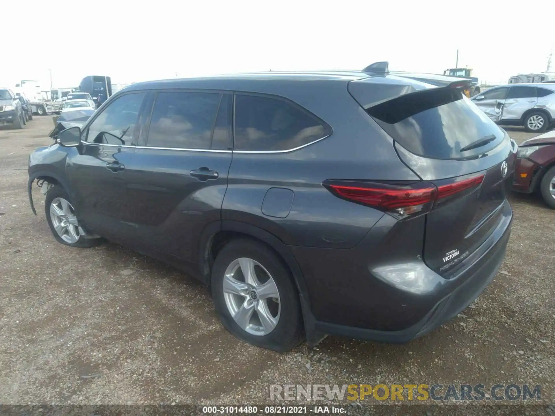 3 Photograph of a damaged car 5TDCZRAH0LS012243 TOYOTA HIGHLANDER 2020