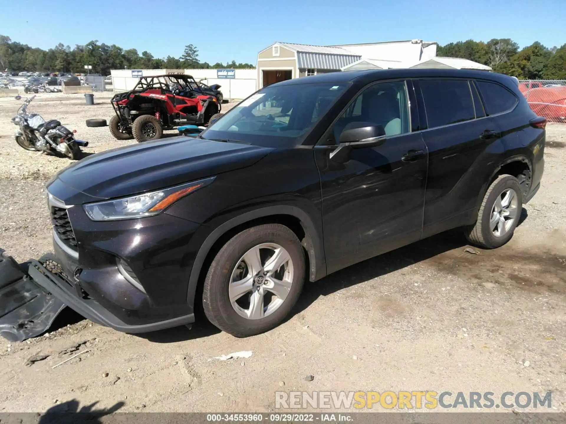 2 Photograph of a damaged car 5TDCZRAH0LS019421 TOYOTA HIGHLANDER 2020