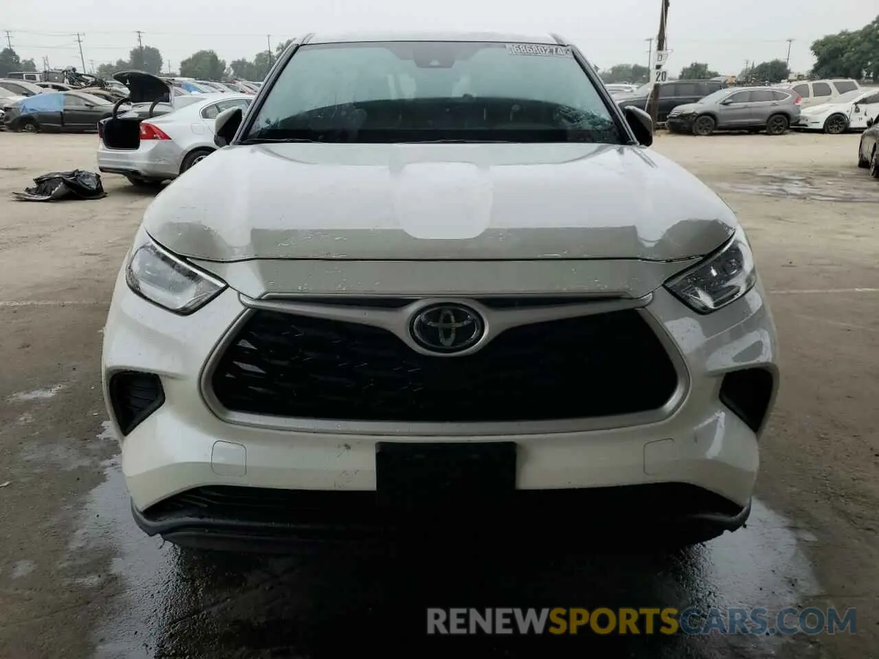 5 Photograph of a damaged car 5TDCZRAH1LS503503 TOYOTA HIGHLANDER 2020