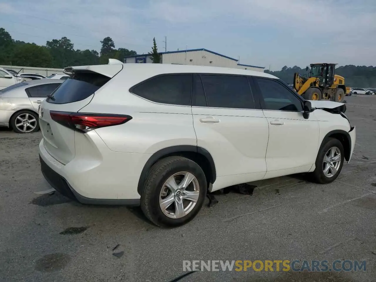 3 Photograph of a damaged car 5TDCZRAH2LS504059 TOYOTA HIGHLANDER 2020