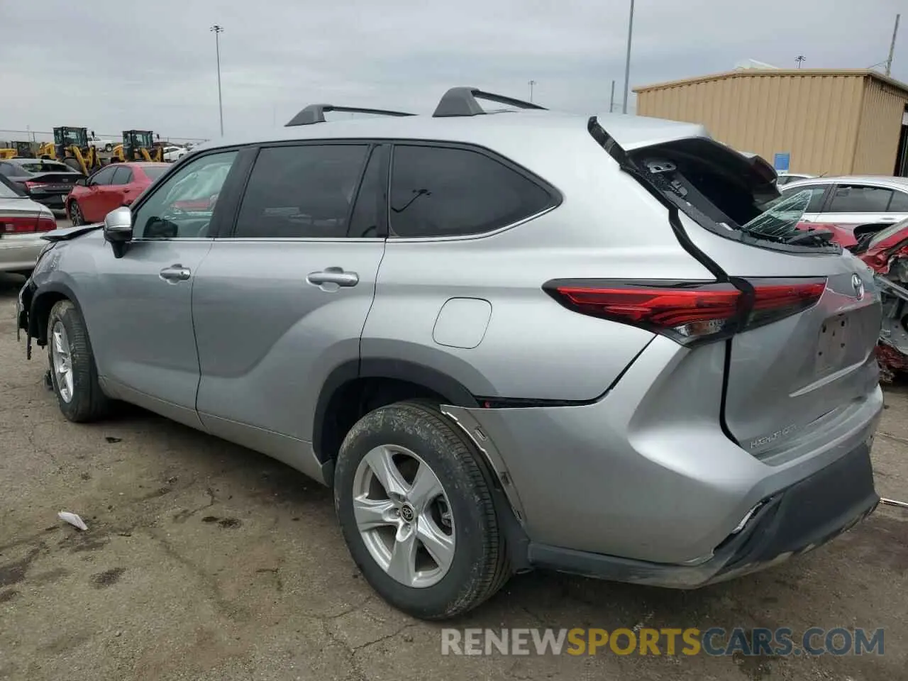 2 Photograph of a damaged car 5TDCZRAH2LS507172 TOYOTA HIGHLANDER 2020