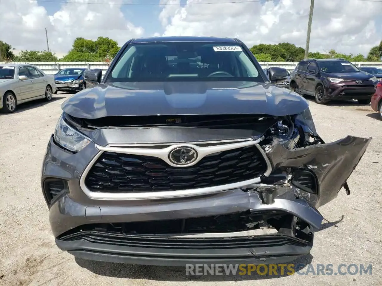 5 Photograph of a damaged car 5TDCZRAH2LS508628 TOYOTA HIGHLANDER 2020