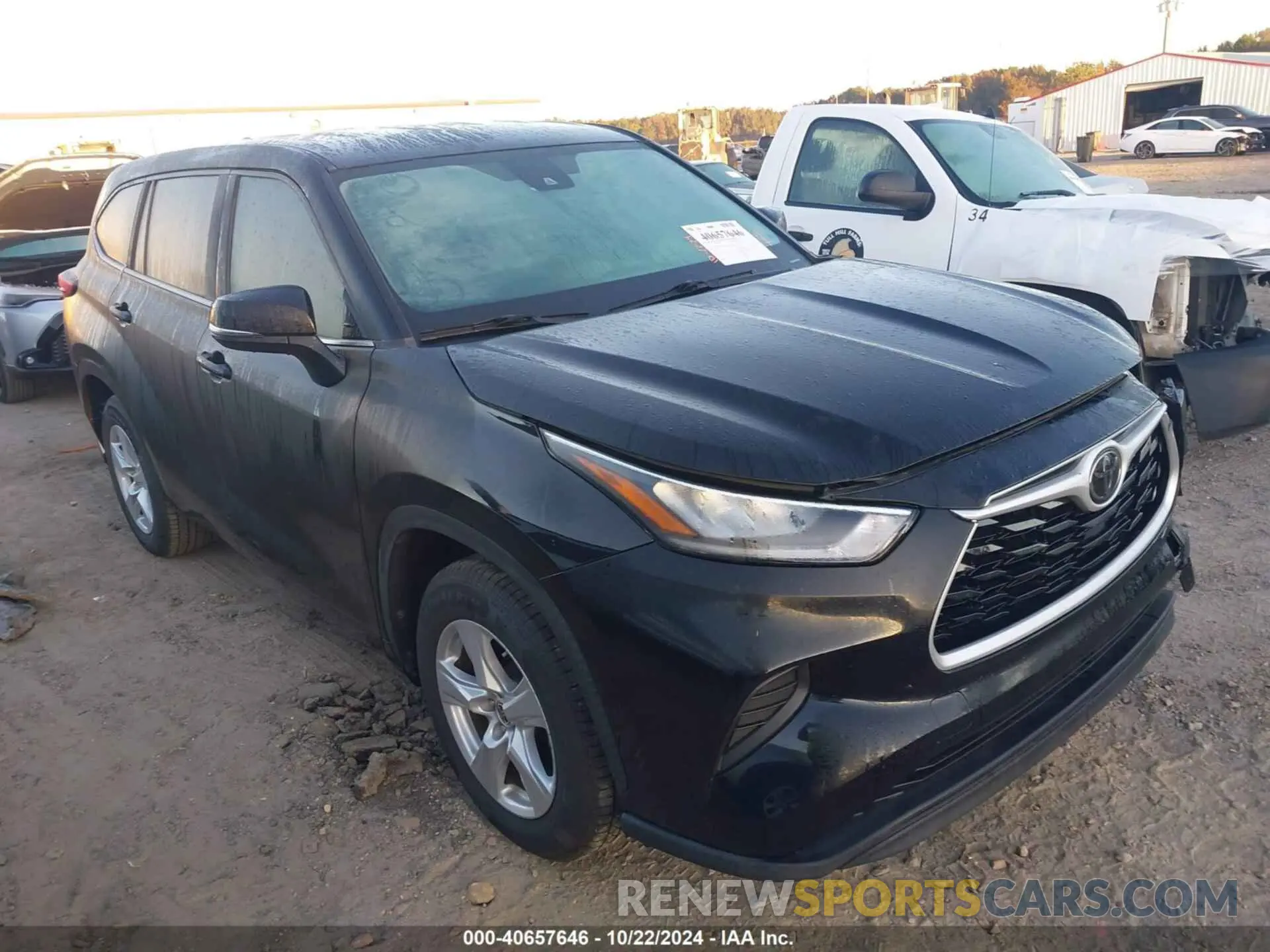 1 Photograph of a damaged car 5TDCZRAH3LS507312 TOYOTA HIGHLANDER 2020