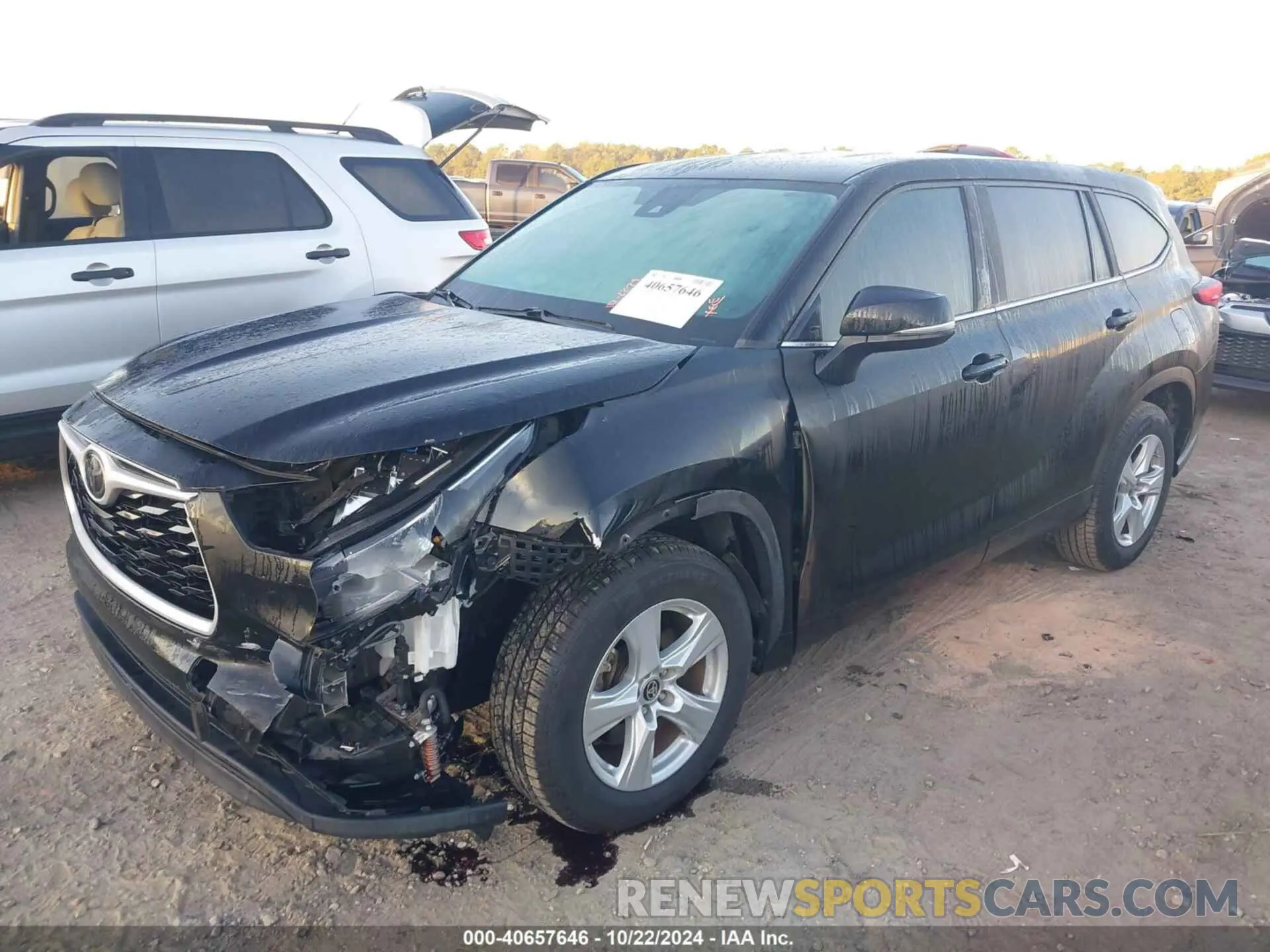 2 Photograph of a damaged car 5TDCZRAH3LS507312 TOYOTA HIGHLANDER 2020