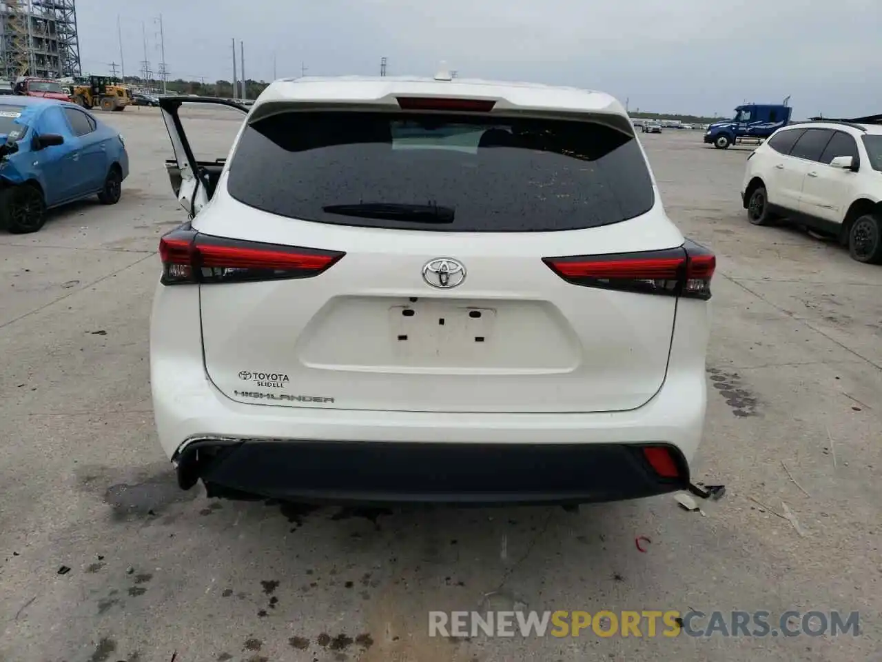 6 Photograph of a damaged car 5TDCZRAH5LS511474 TOYOTA HIGHLANDER 2020