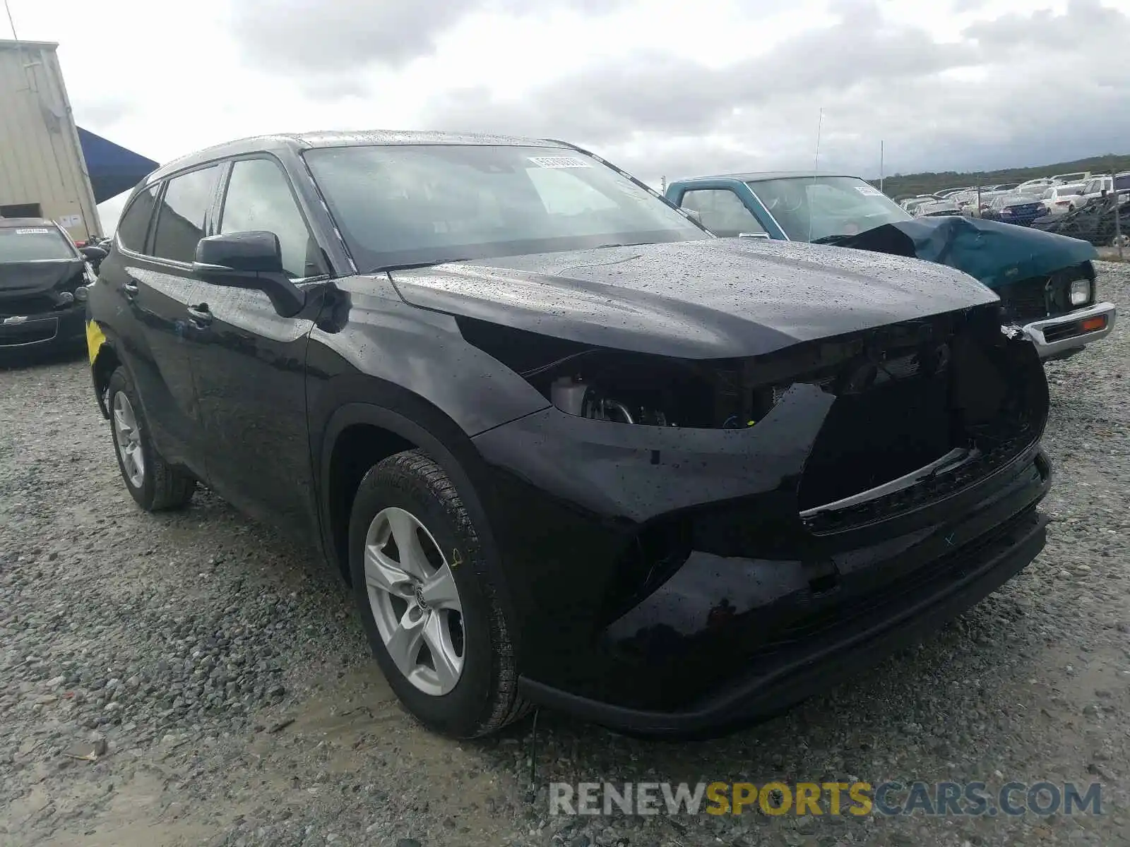 1 Photograph of a damaged car 5TDCZRAH6LS030424 TOYOTA HIGHLANDER 2020