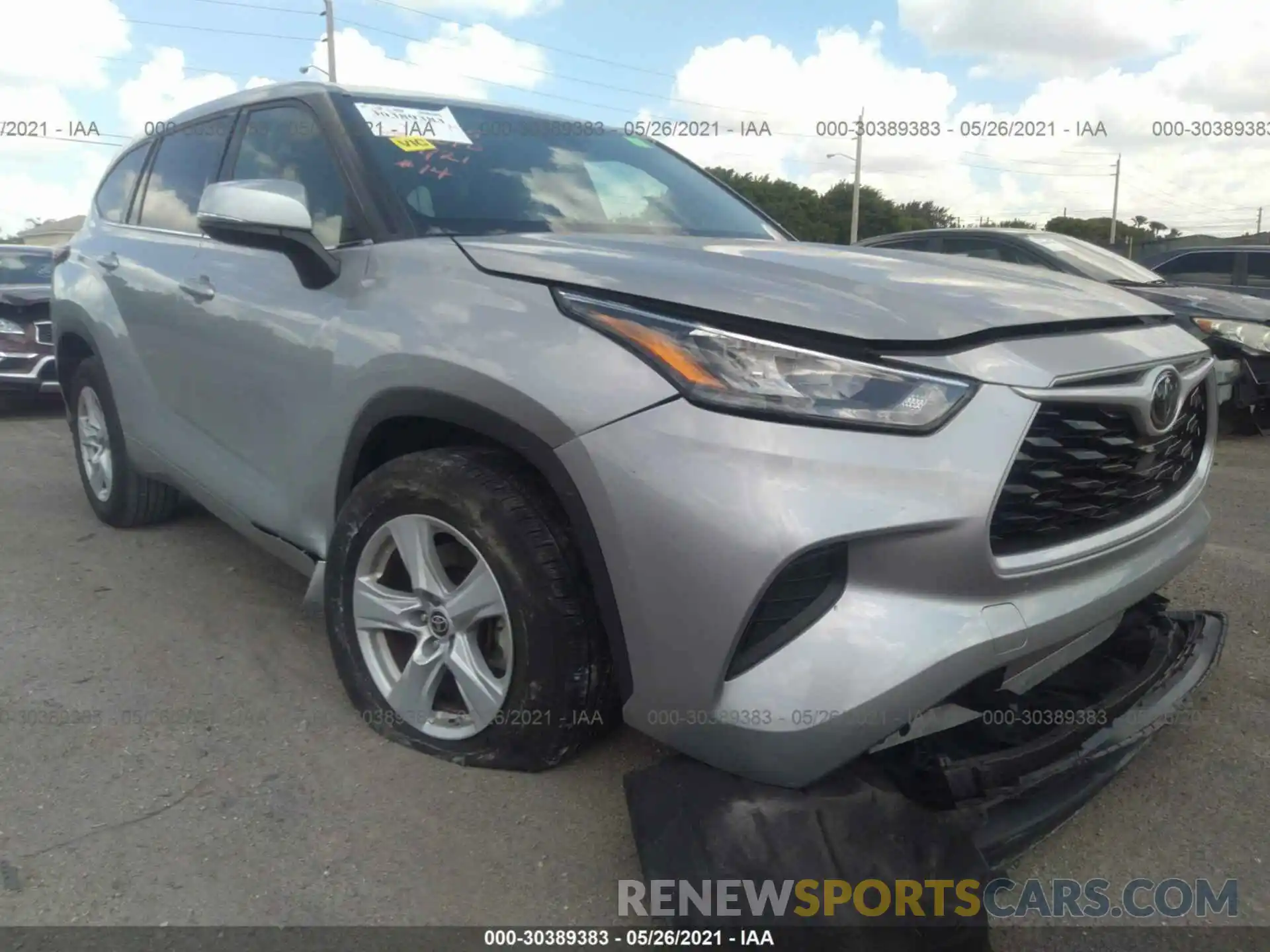 6 Photograph of a damaged car 5TDCZRAH6LS510625 TOYOTA HIGHLANDER 2020