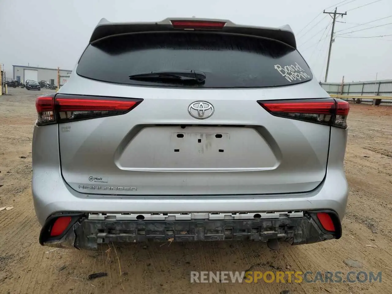 6 Photograph of a damaged car 5TDCZRAH7LS029119 TOYOTA HIGHLANDER 2020