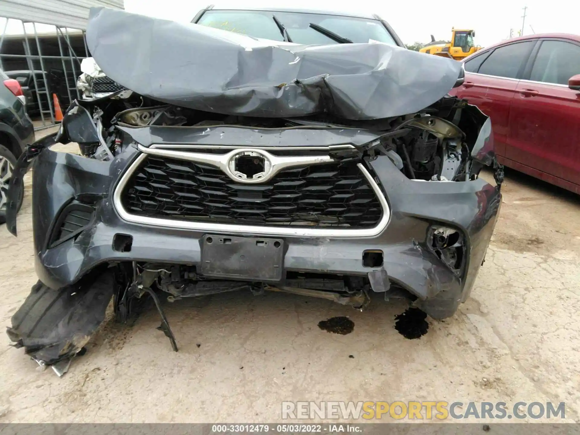 6 Photograph of a damaged car 5TDCZRAH7LS508740 TOYOTA HIGHLANDER 2020