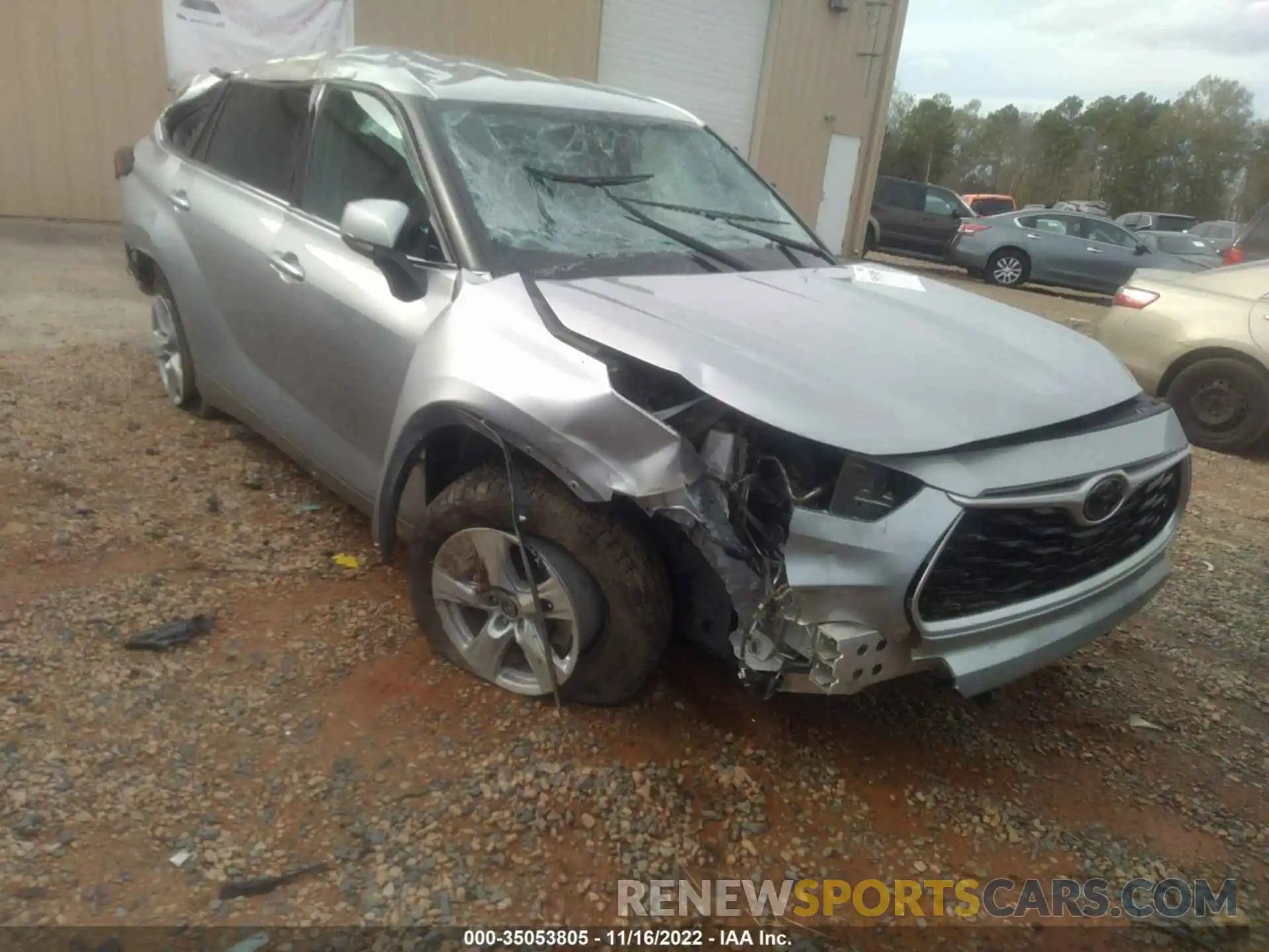 1 Photograph of a damaged car 5TDCZRAH9LS510490 TOYOTA HIGHLANDER 2020