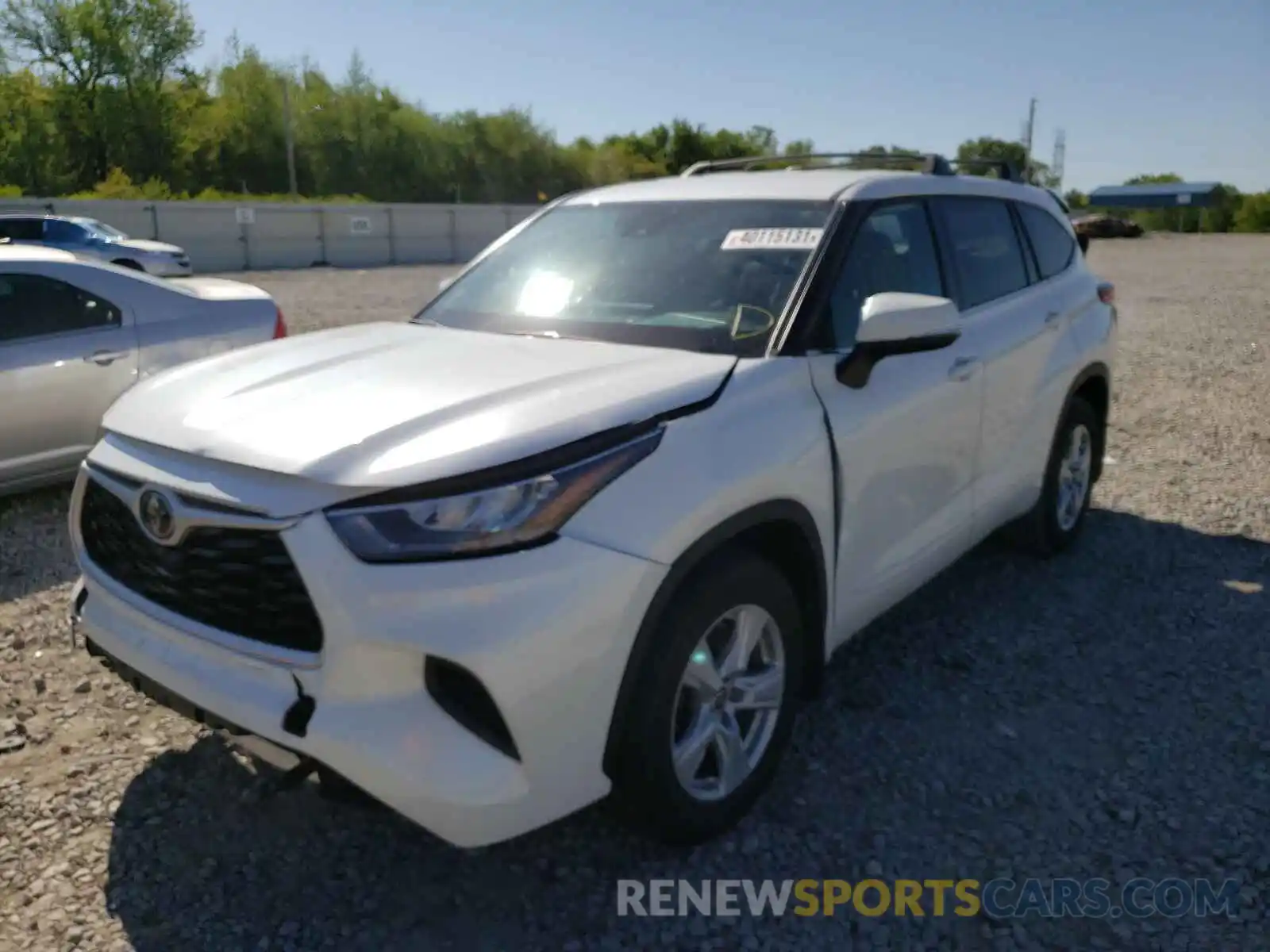 2 Photograph of a damaged car 5TDCZRAHXLS001797 TOYOTA HIGHLANDER 2020