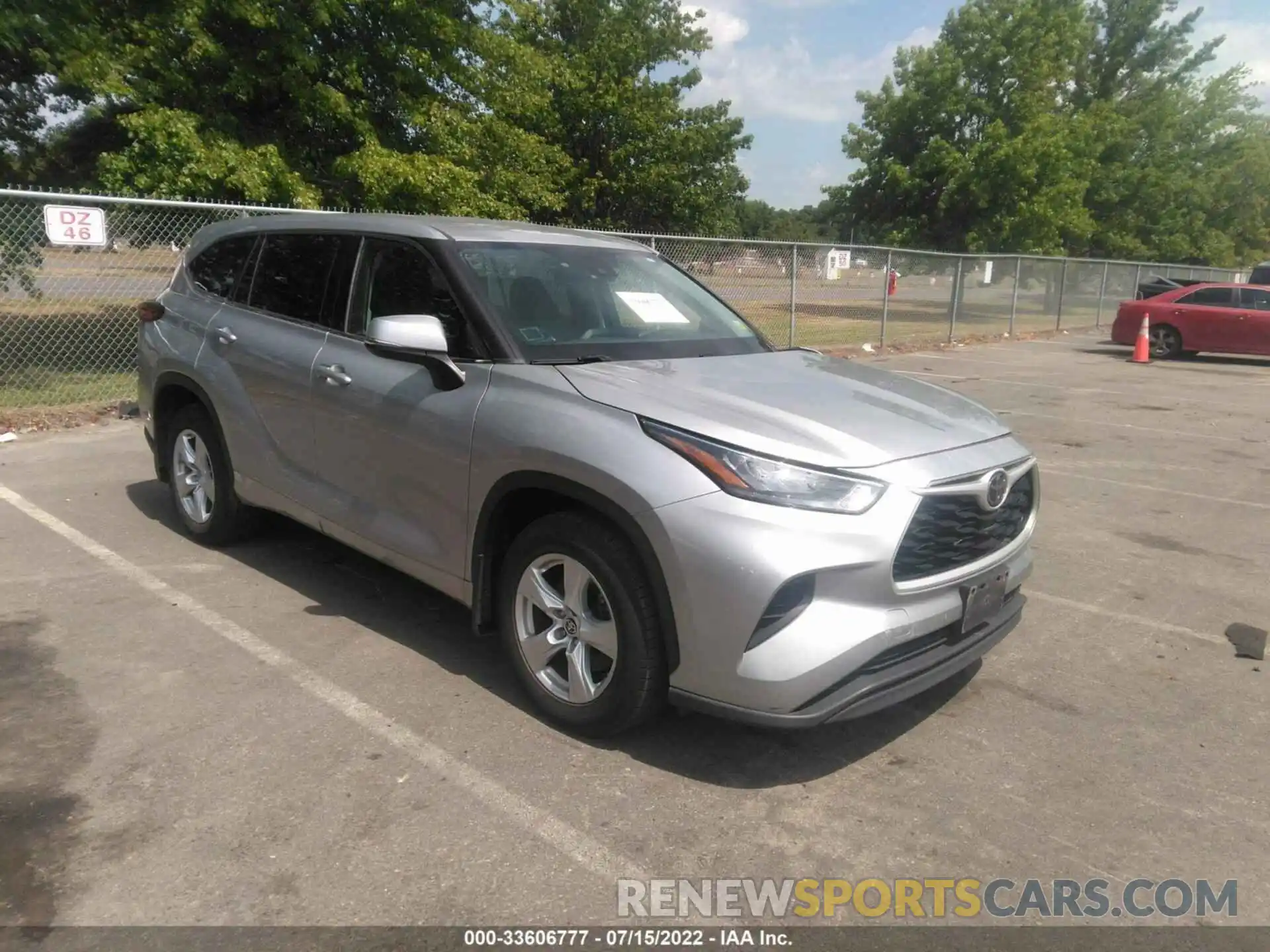 1 Photograph of a damaged car 5TDCZRBH0LS505824 TOYOTA HIGHLANDER 2020