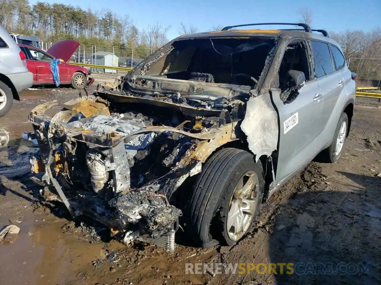 2 Photograph of a damaged car 5TDCZRBH1LS034797 TOYOTA HIGHLANDER 2020