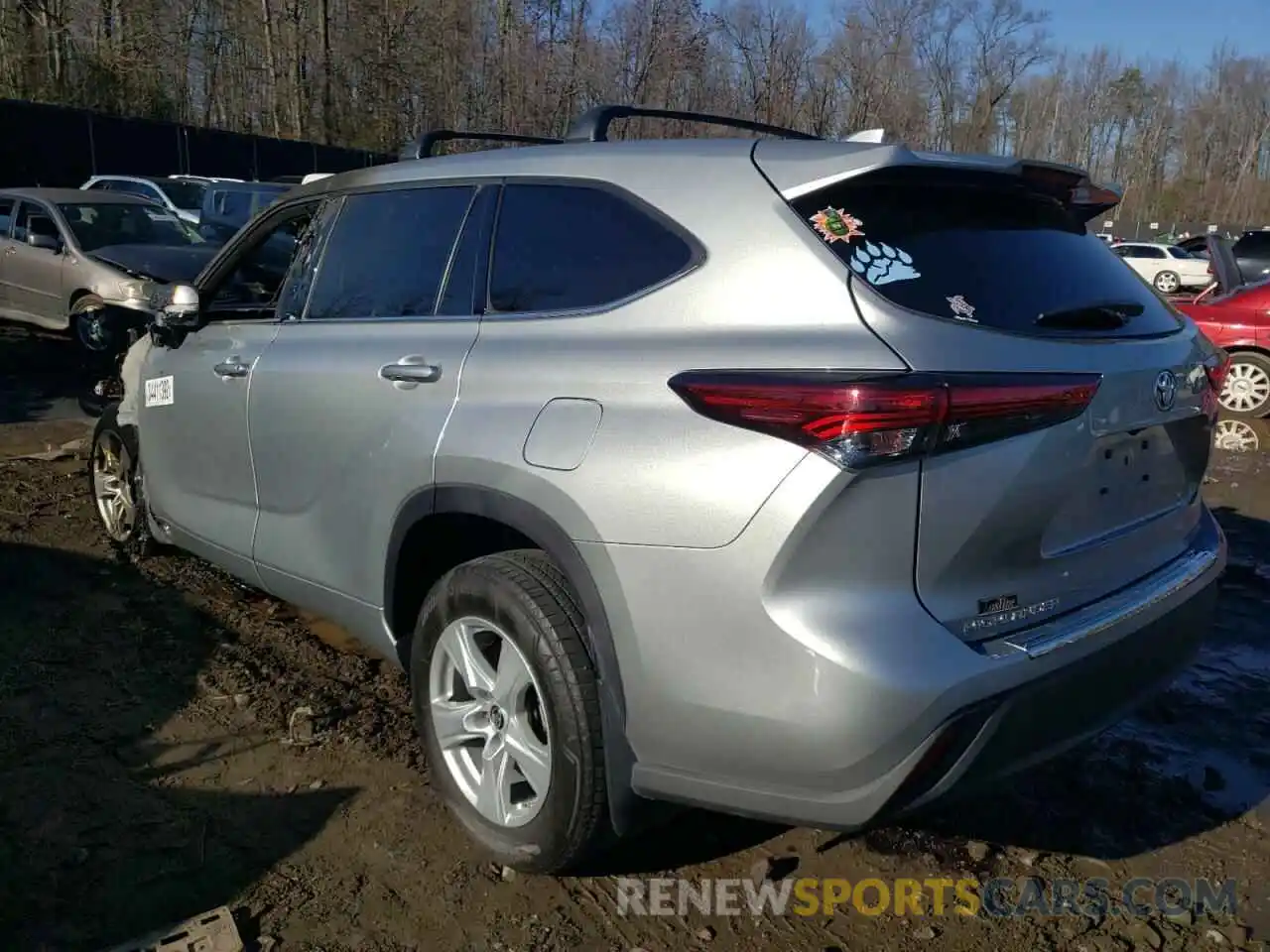 3 Photograph of a damaged car 5TDCZRBH1LS034797 TOYOTA HIGHLANDER 2020