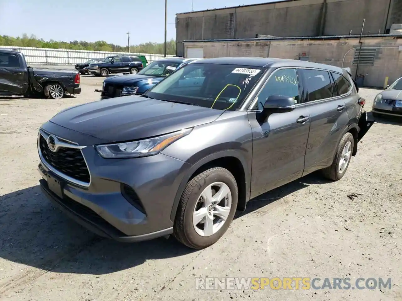 2 Photograph of a damaged car 5TDCZRBH2LS016051 TOYOTA HIGHLANDER 2020