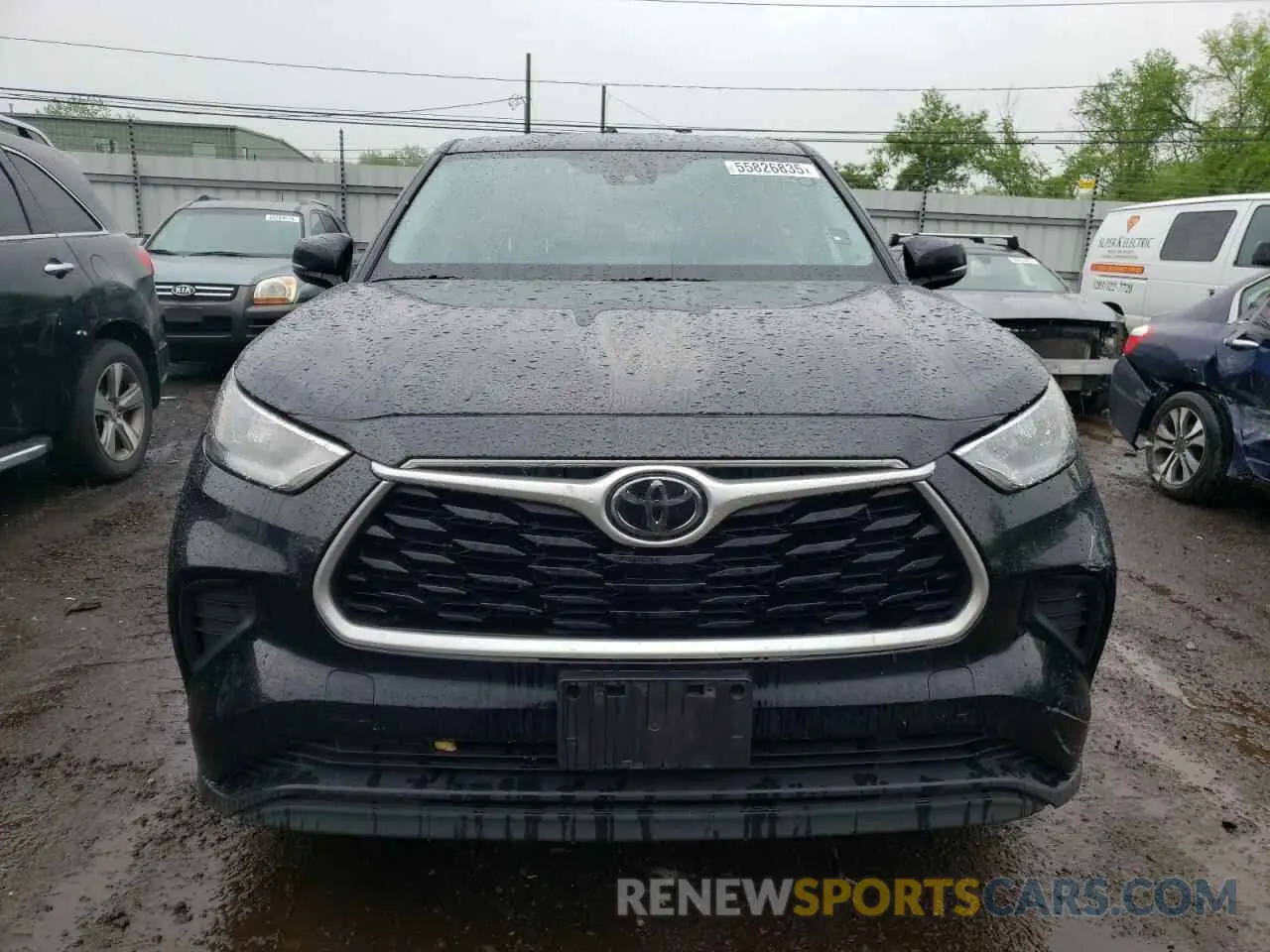 5 Photograph of a damaged car 5TDCZRBH2LS037465 TOYOTA HIGHLANDER 2020