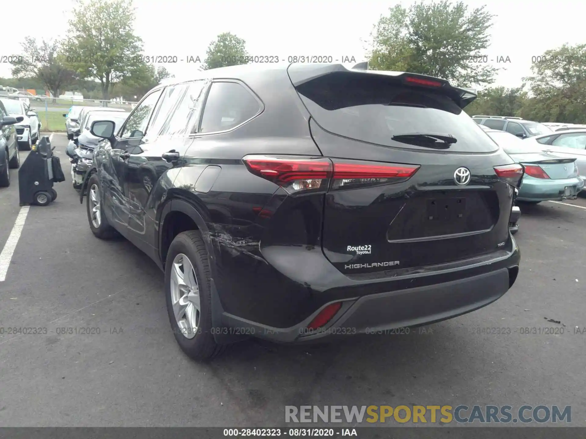 3 Photograph of a damaged car 5TDCZRBH3LS511214 TOYOTA HIGHLANDER 2020