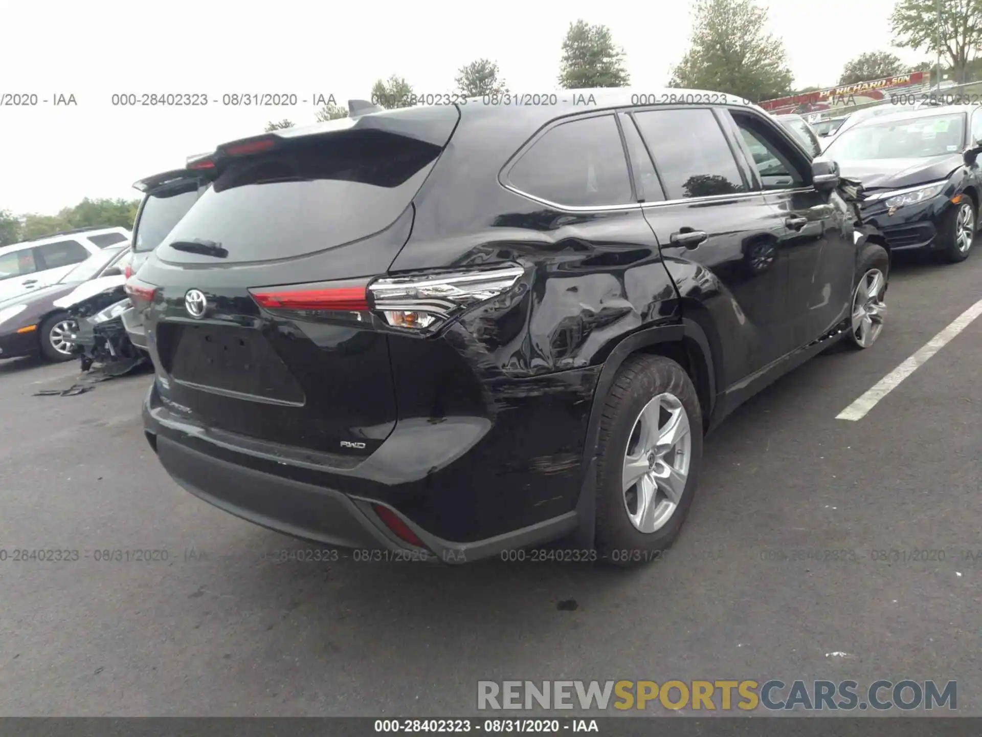 4 Photograph of a damaged car 5TDCZRBH3LS511214 TOYOTA HIGHLANDER 2020