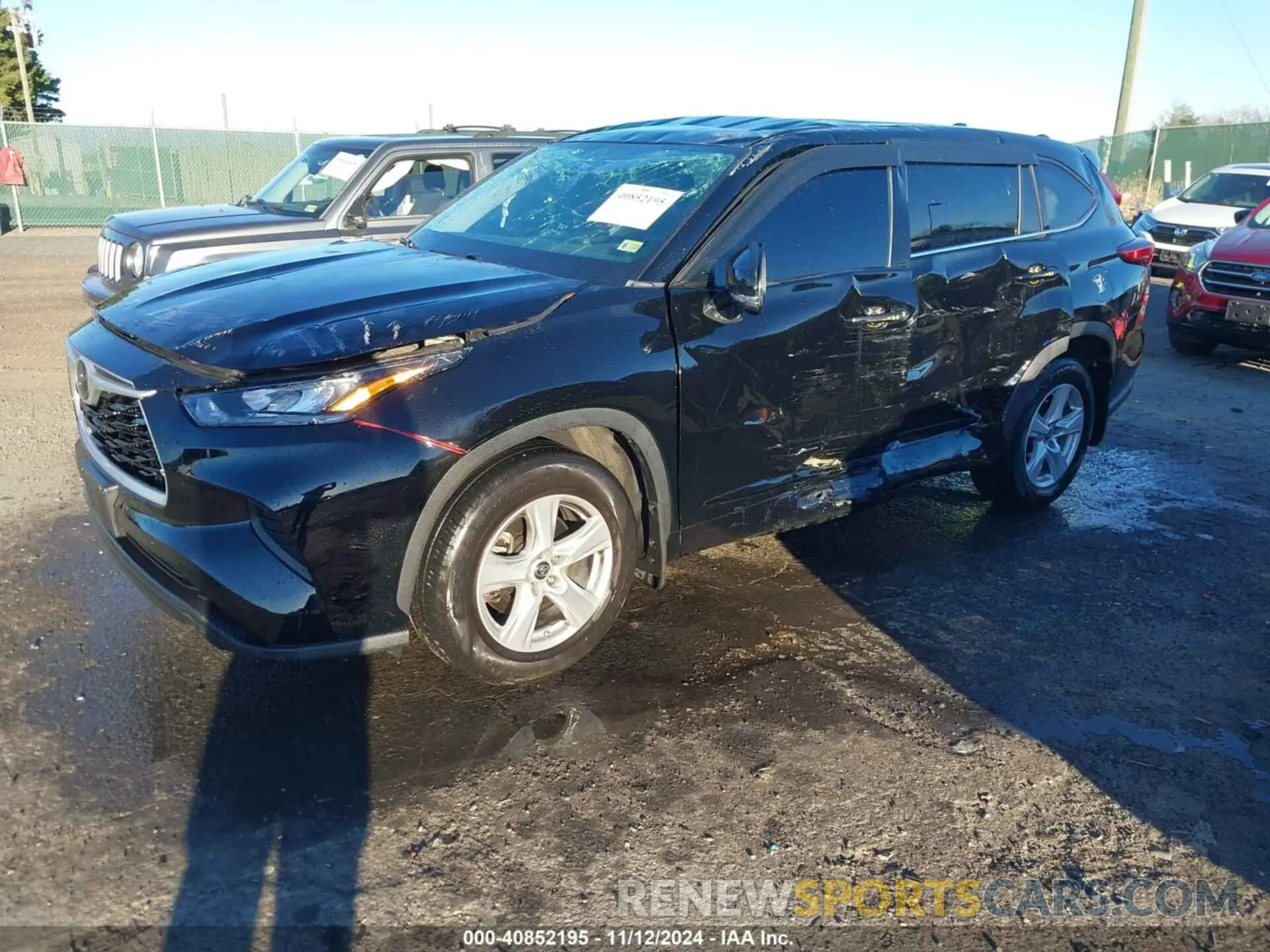 2 Photograph of a damaged car 5TDCZRBH5LS505009 TOYOTA HIGHLANDER 2020