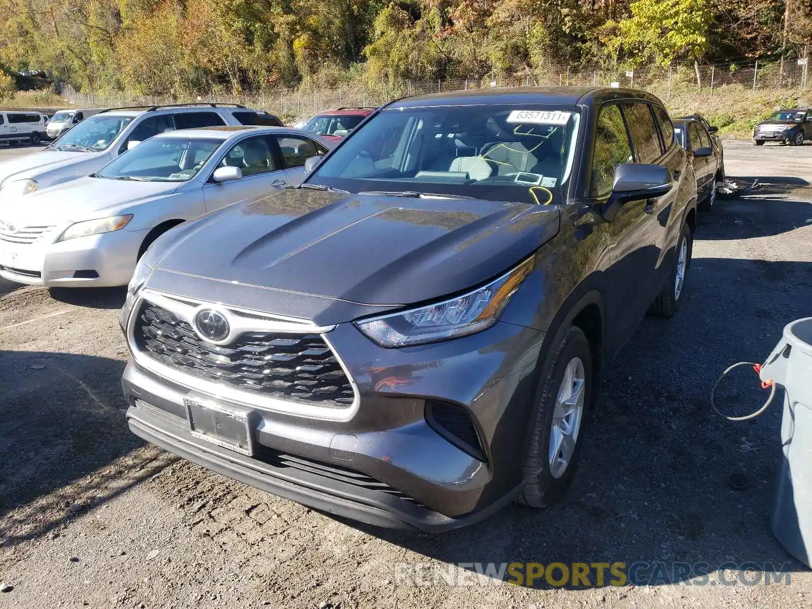 2 Photograph of a damaged car 5TDCZRBH6LS003996 TOYOTA HIGHLANDER 2020