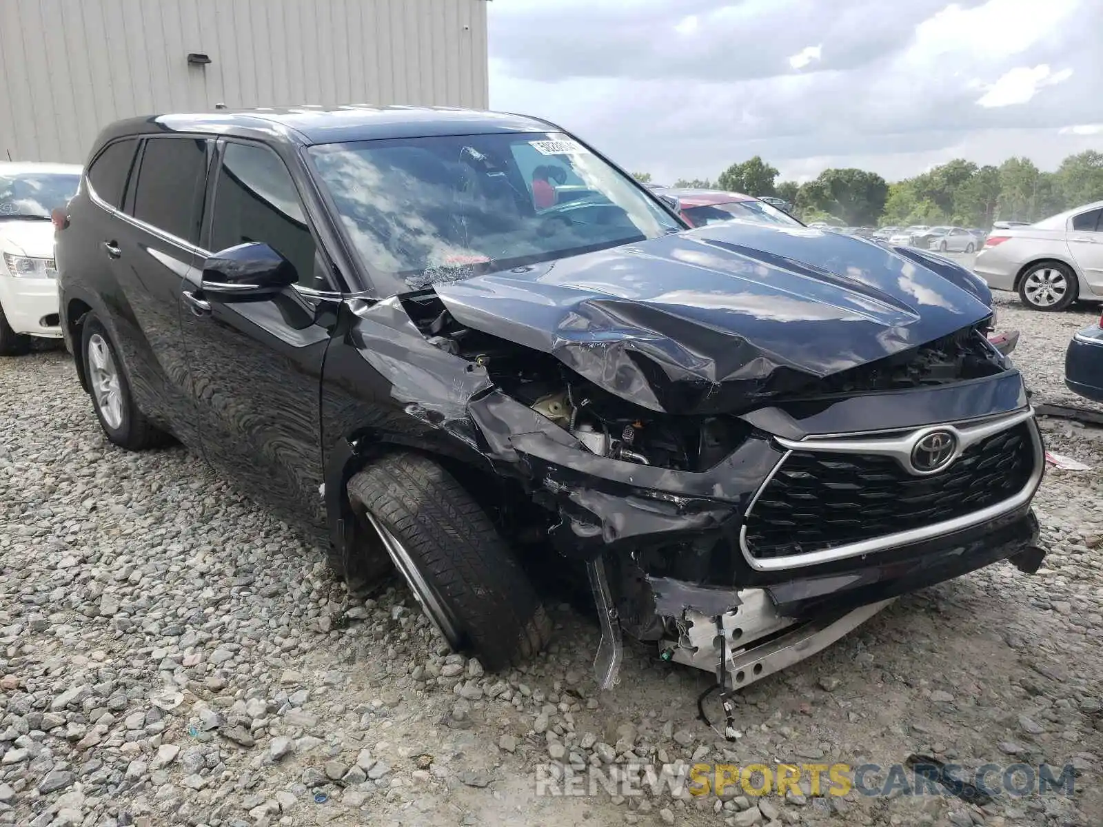 1 Photograph of a damaged car 5TDCZRBH8LS032593 TOYOTA HIGHLANDER 2020