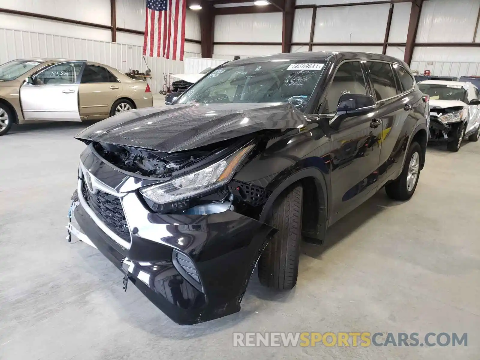 2 Photograph of a damaged car 5TDCZRBH8LS032593 TOYOTA HIGHLANDER 2020