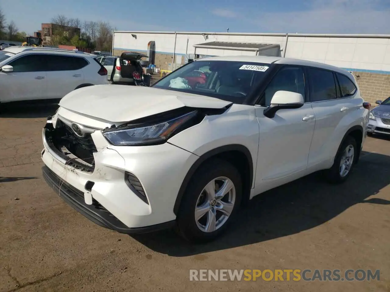 1 Photograph of a damaged car 5TDCZRBH9LS504672 TOYOTA HIGHLANDER 2020