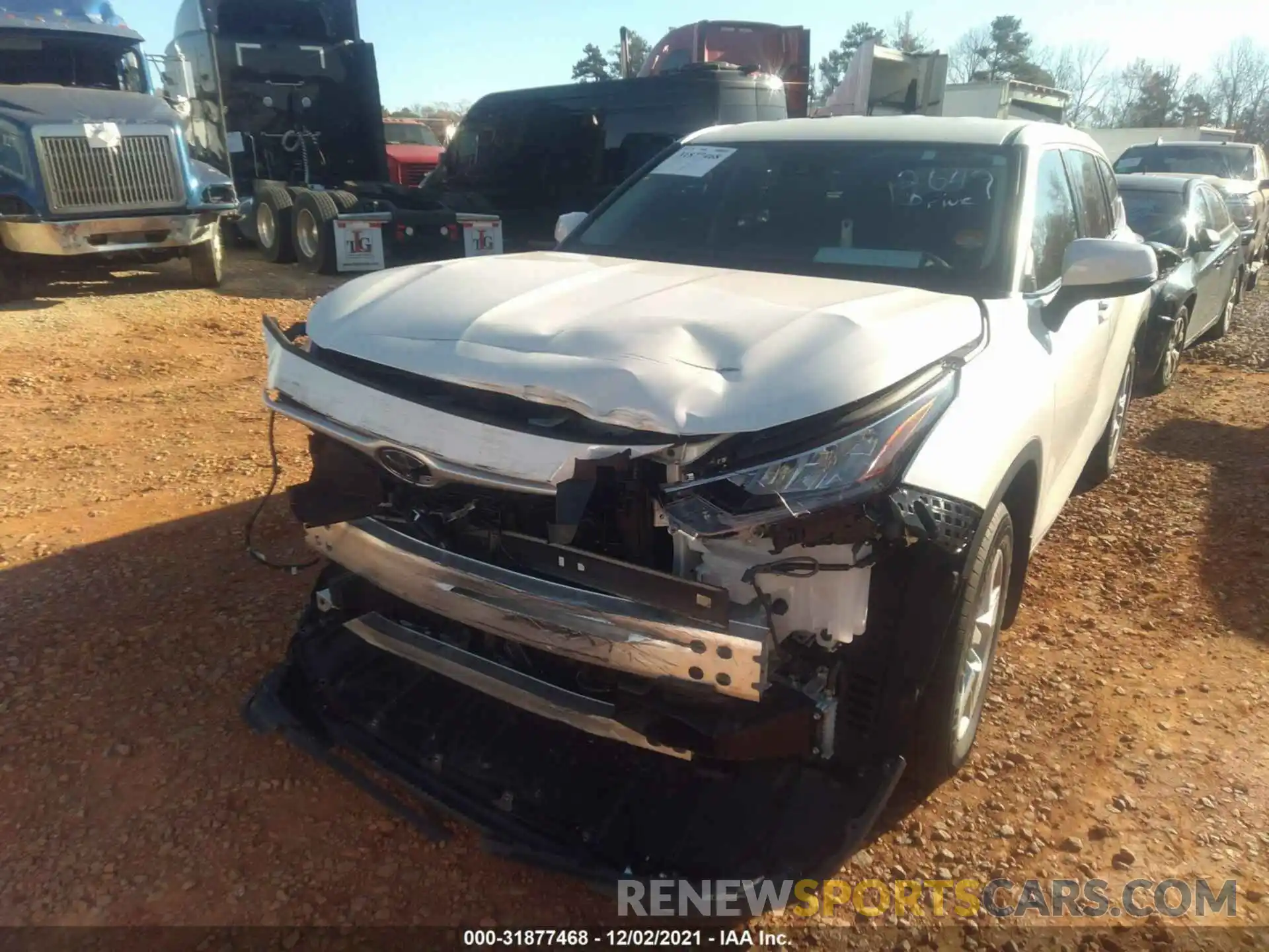 6 Photograph of a damaged car 5TDCZRBHXLS512649 TOYOTA HIGHLANDER 2020