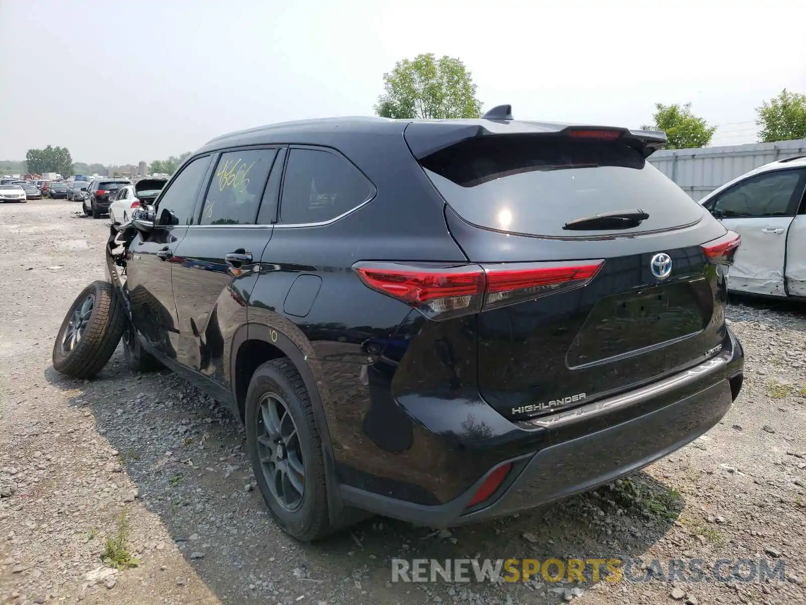 3 Photograph of a damaged car 5TDDBRCH3LS006233 TOYOTA HIGHLANDER 2020