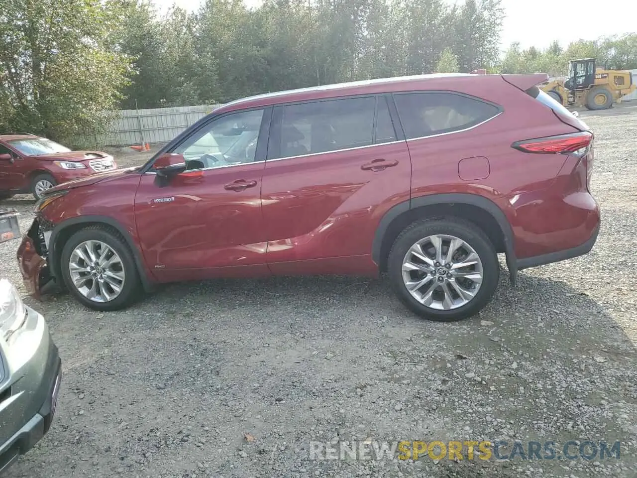 2 Photograph of a damaged car 5TDDBRCH4LS003549 TOYOTA HIGHLANDER 2020