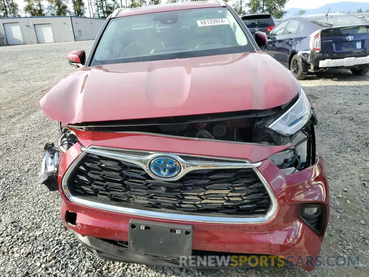 5 Photograph of a damaged car 5TDDBRCH4LS003549 TOYOTA HIGHLANDER 2020