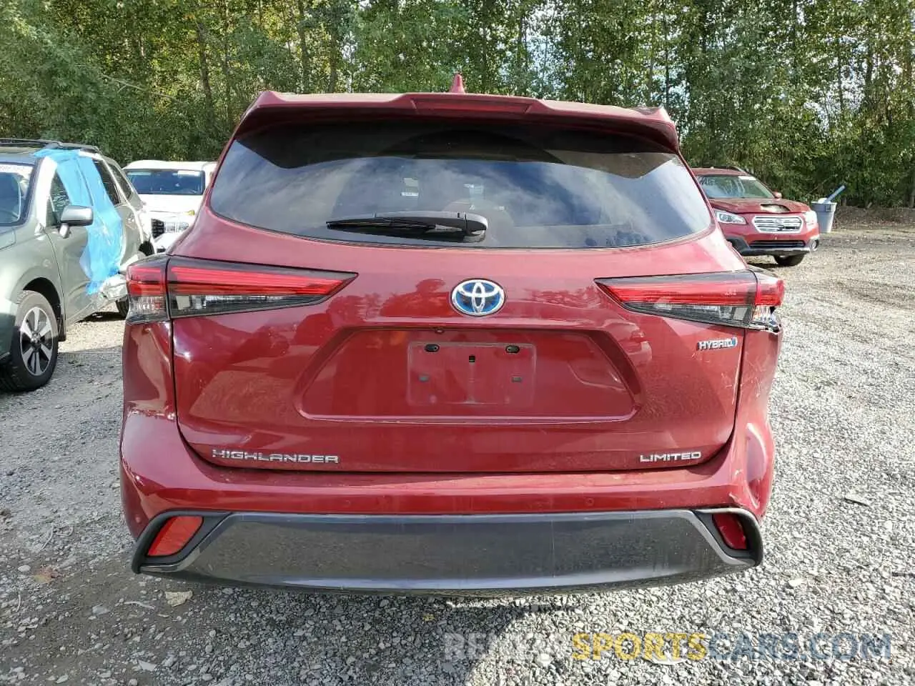 6 Photograph of a damaged car 5TDDBRCH4LS003549 TOYOTA HIGHLANDER 2020