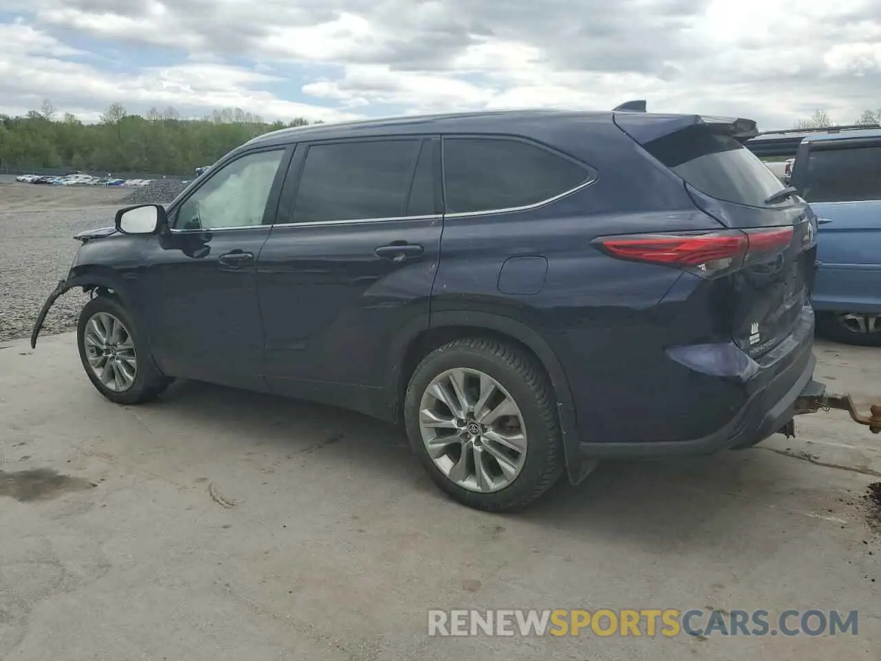 2 Photograph of a damaged car 5TDDZRBH0LS024606 TOYOTA HIGHLANDER 2020