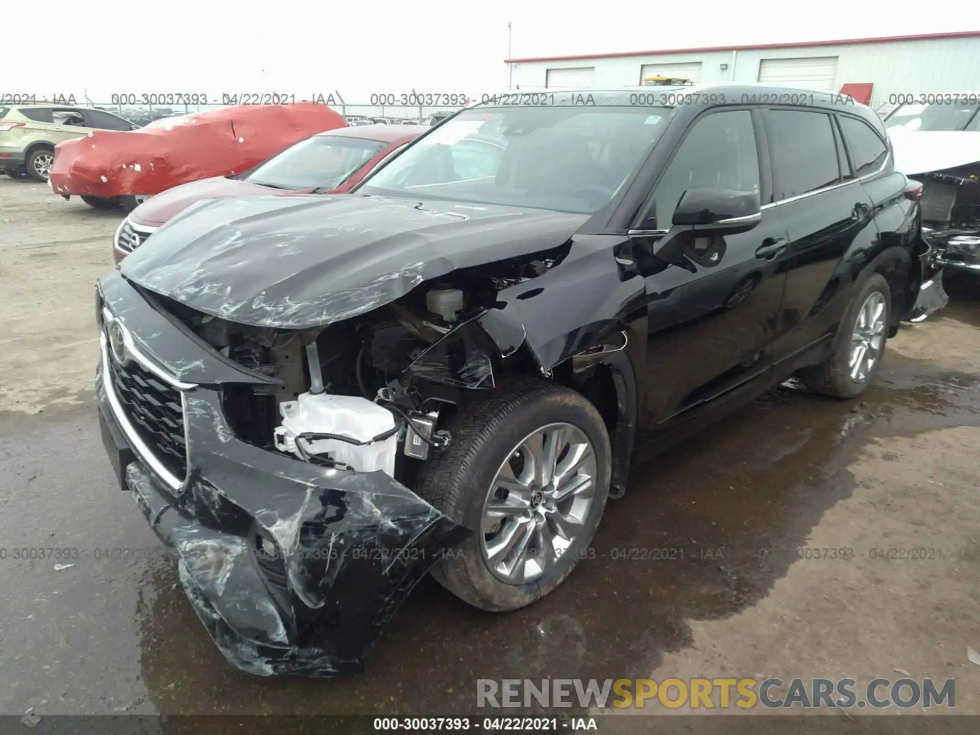 2 Photograph of a damaged car 5TDDZRBH0LS031801 TOYOTA HIGHLANDER 2020